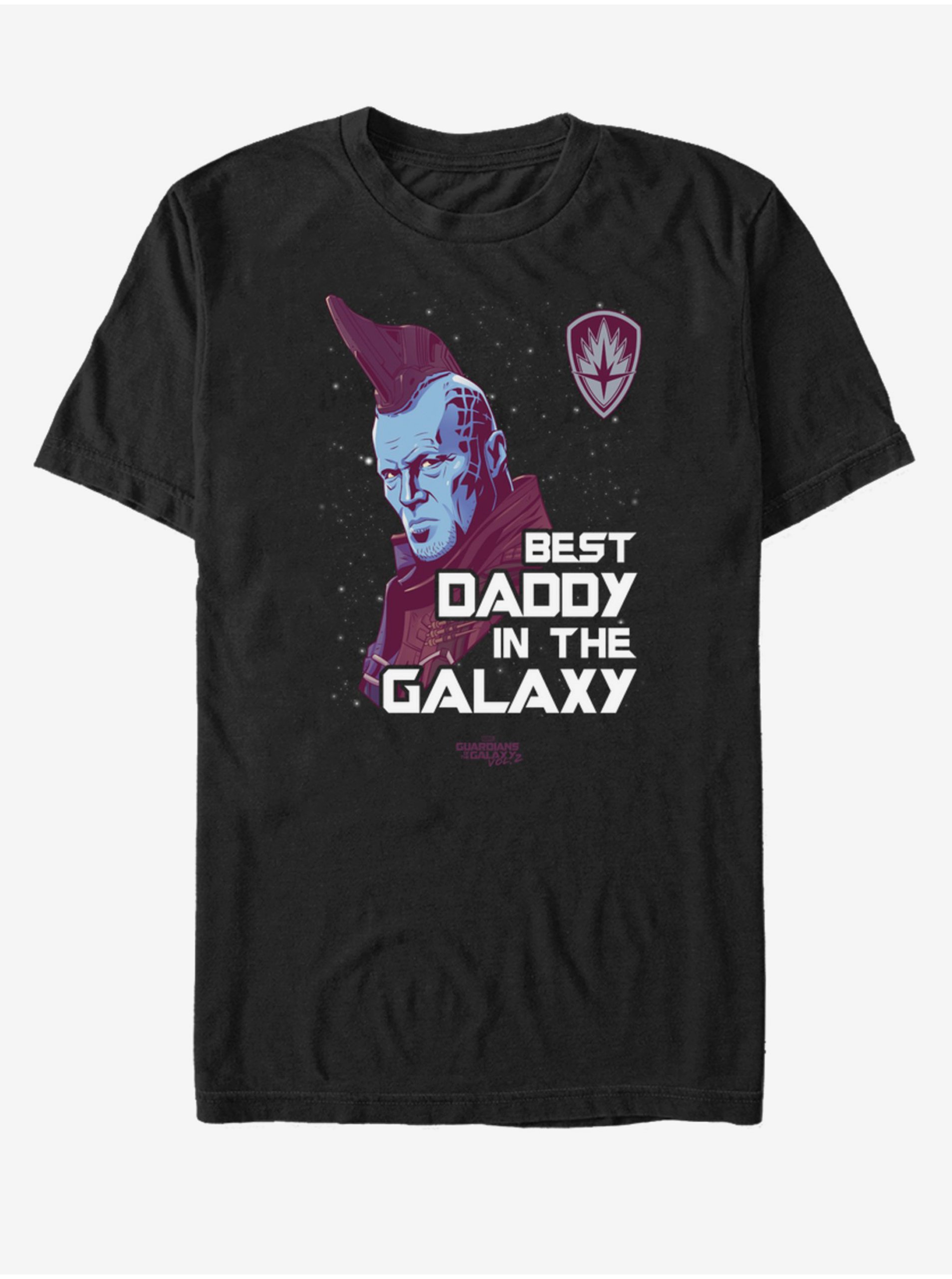 Levně Best daddy in the galaxy Yondu Strážci Galaxie ZOOT.FAN Marvel - pánské tričko