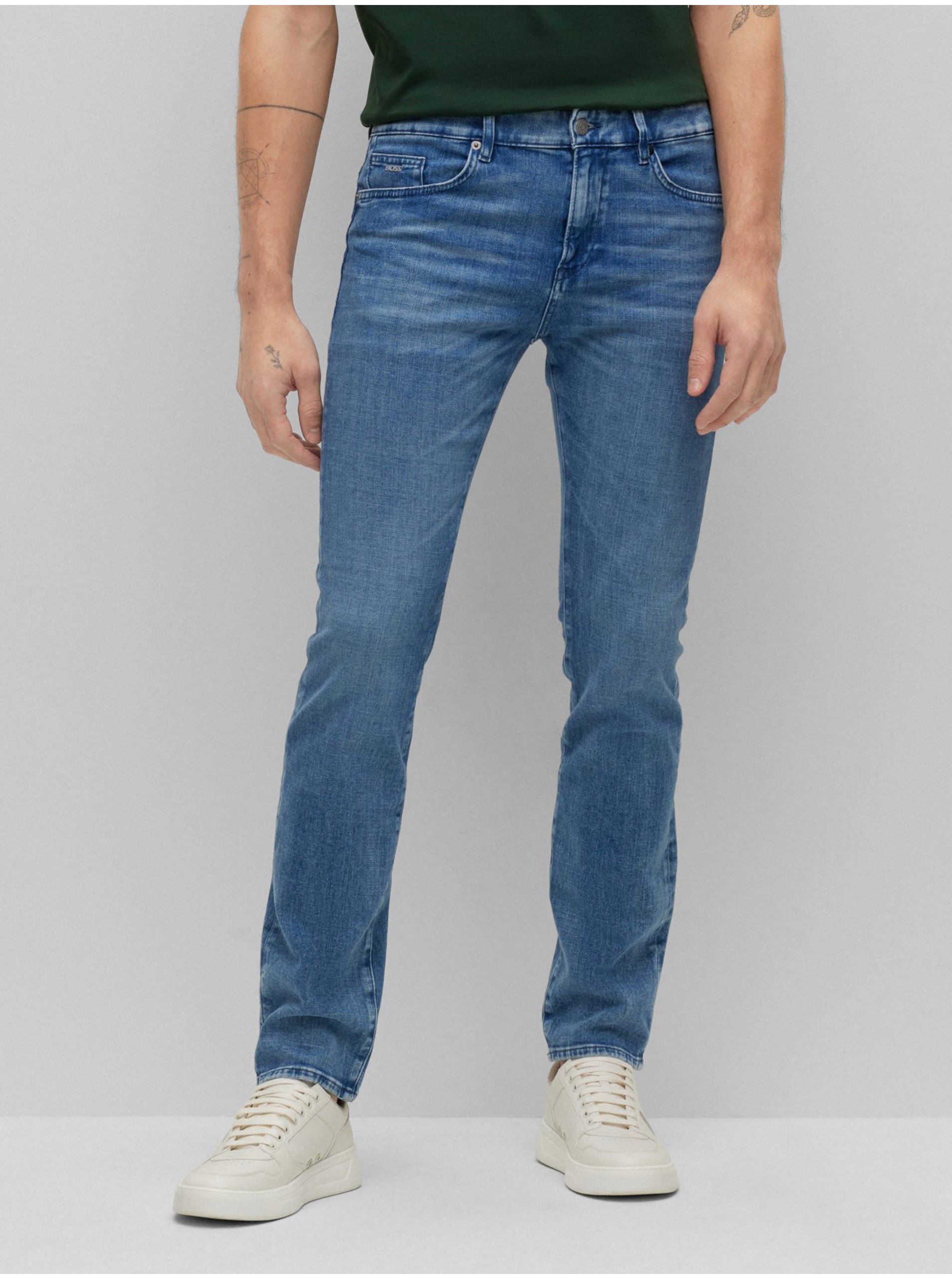 E-shop Modré pánské džíny Hugo Boss