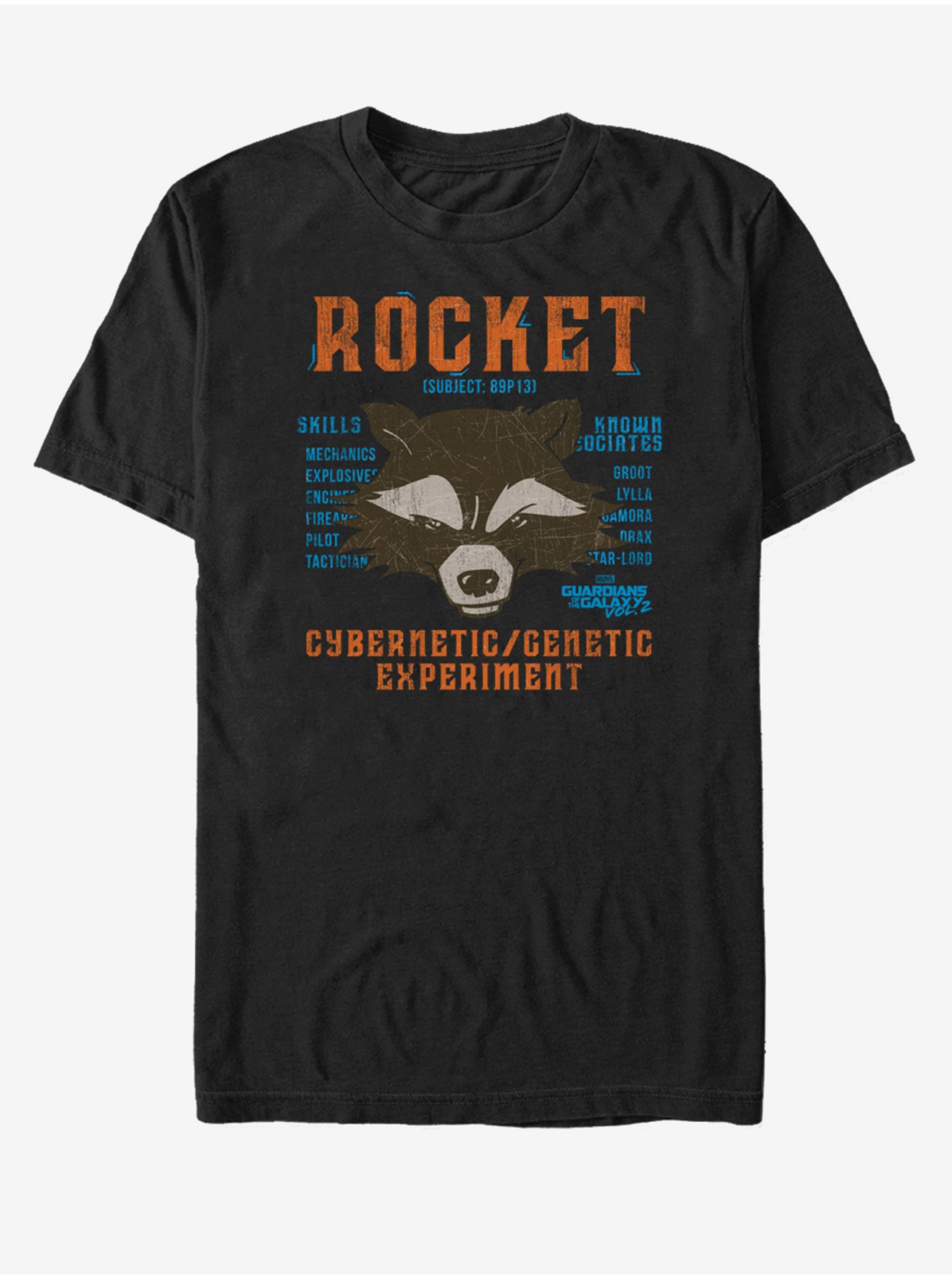 Levně Rocket Strážci Galaxie ZOOT.FAN Marvel - unisex tričko