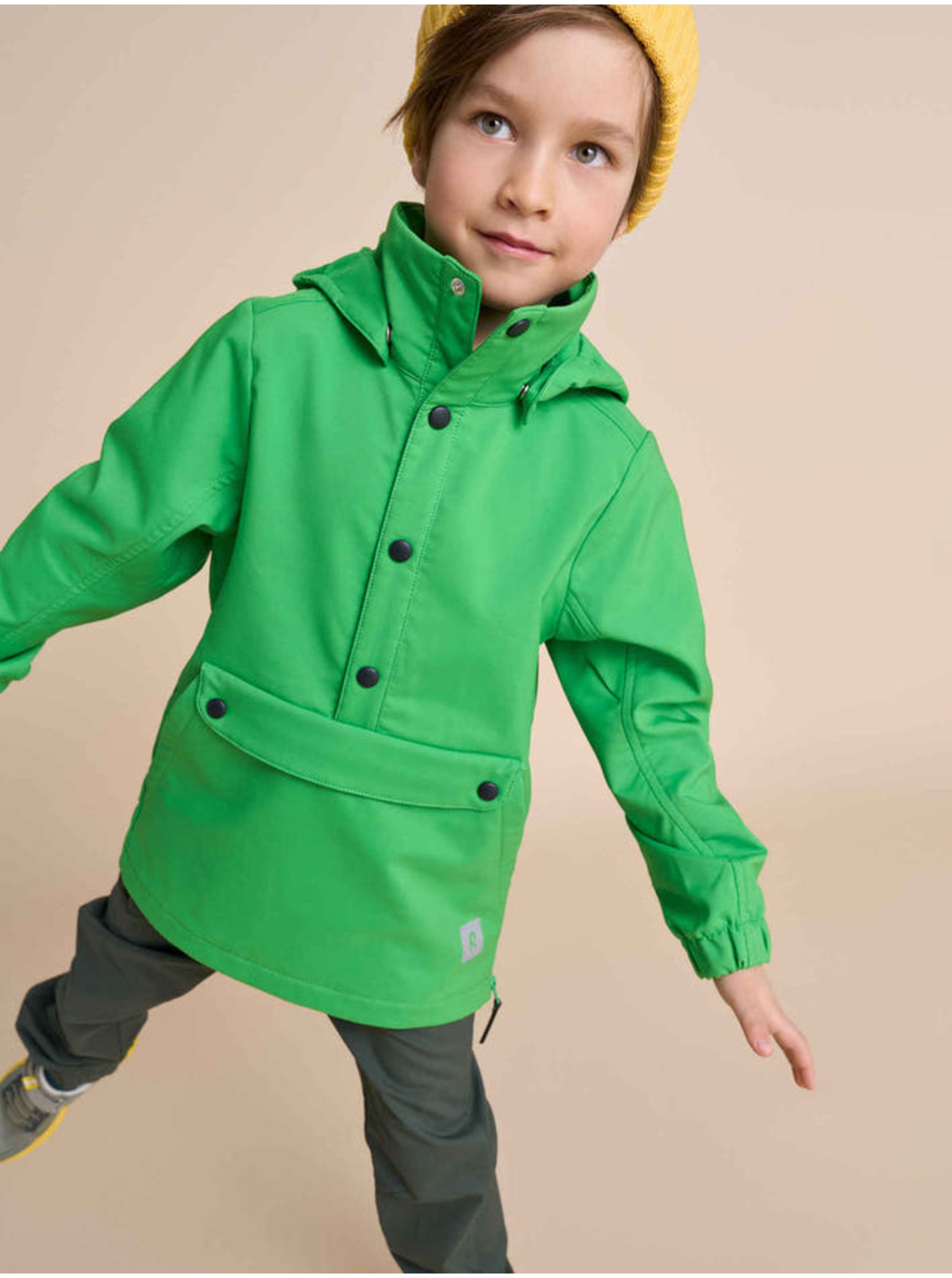 E-shop Světle zelená klučičí větrová bunda Reima