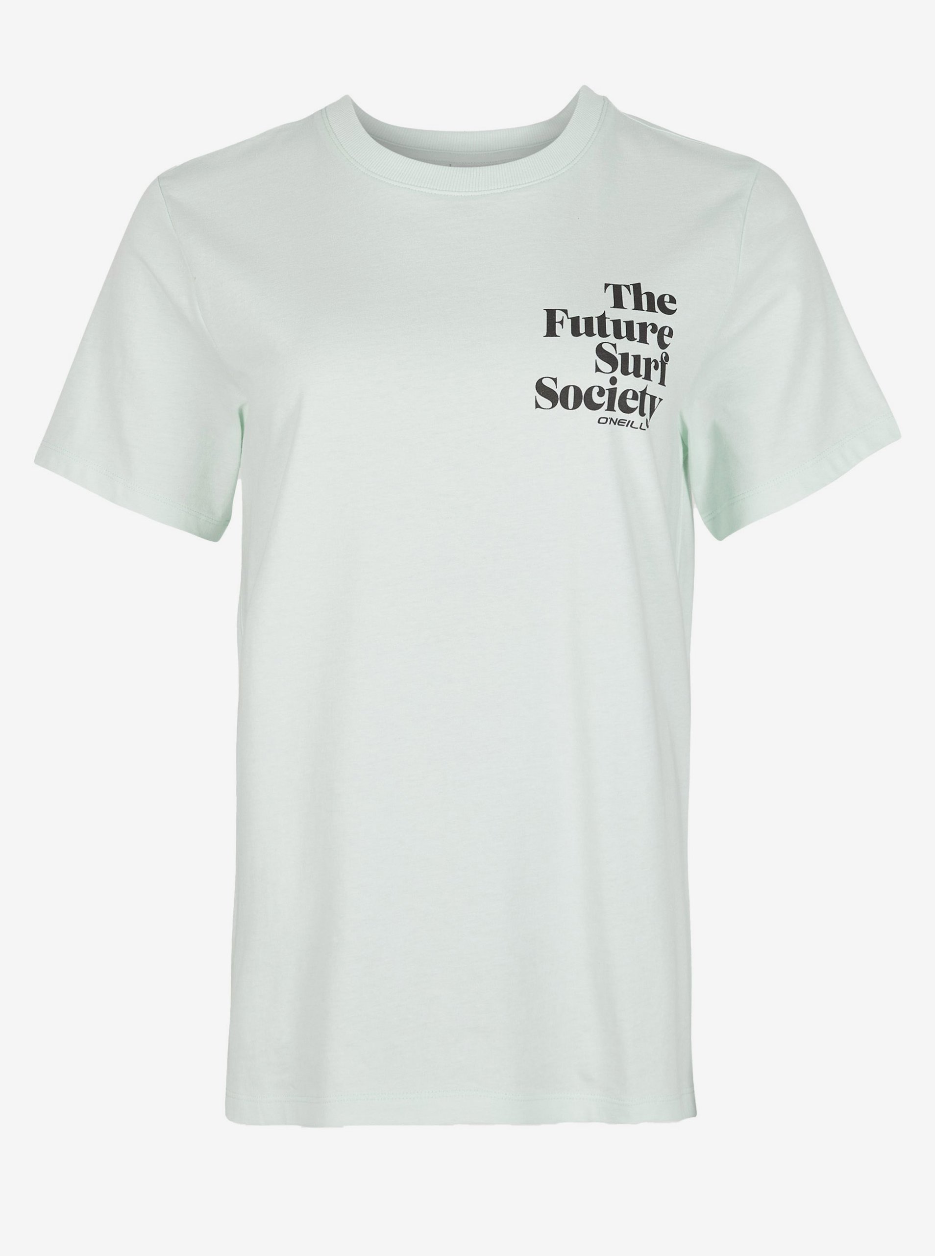 Levně Světle zelené dámské tričko O'Neill FUTURE SURF REGULAR T-SHIRT