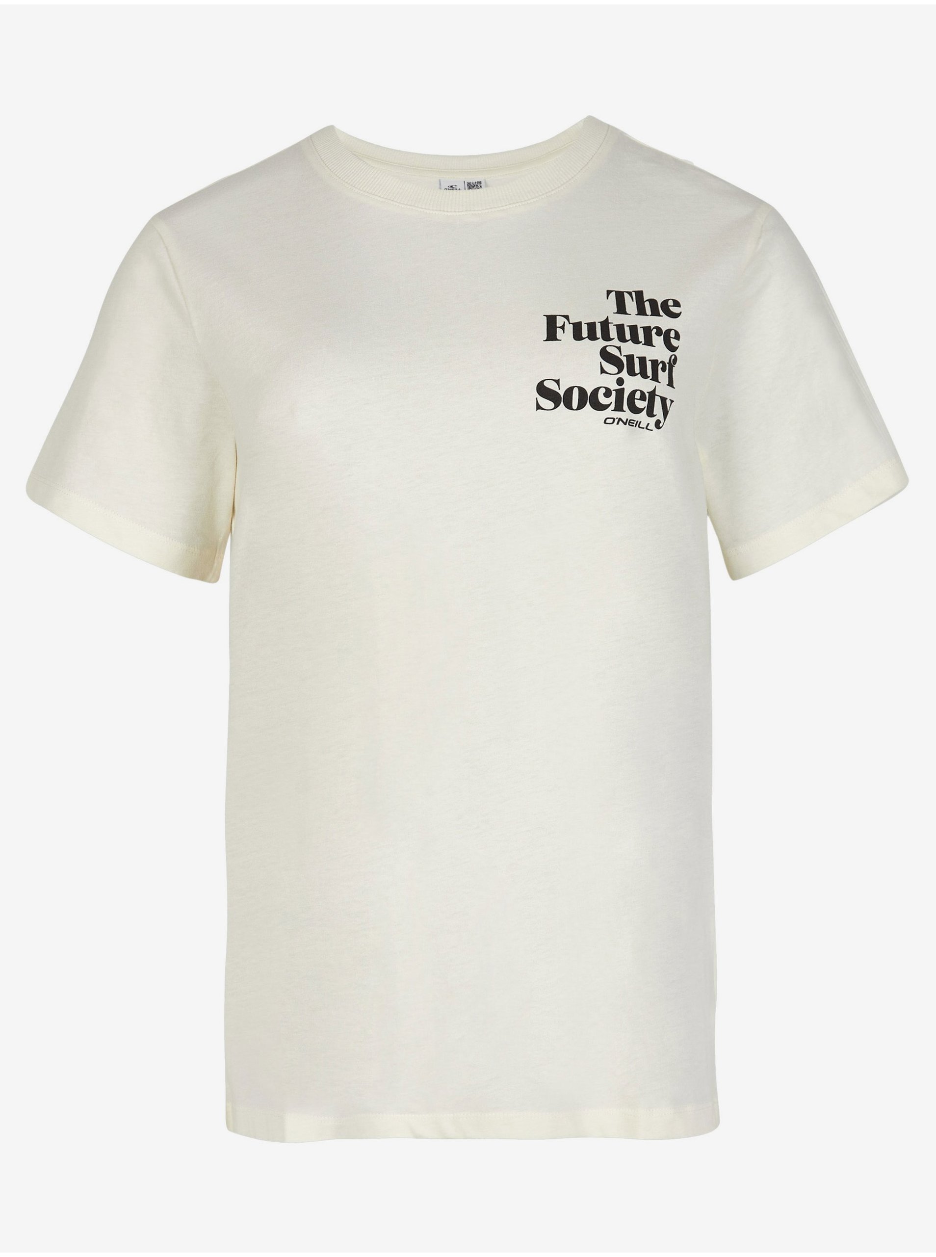 Levně Bílé dámské tričko O'Neill FUTURE SURF REGULAR T-SHIRT