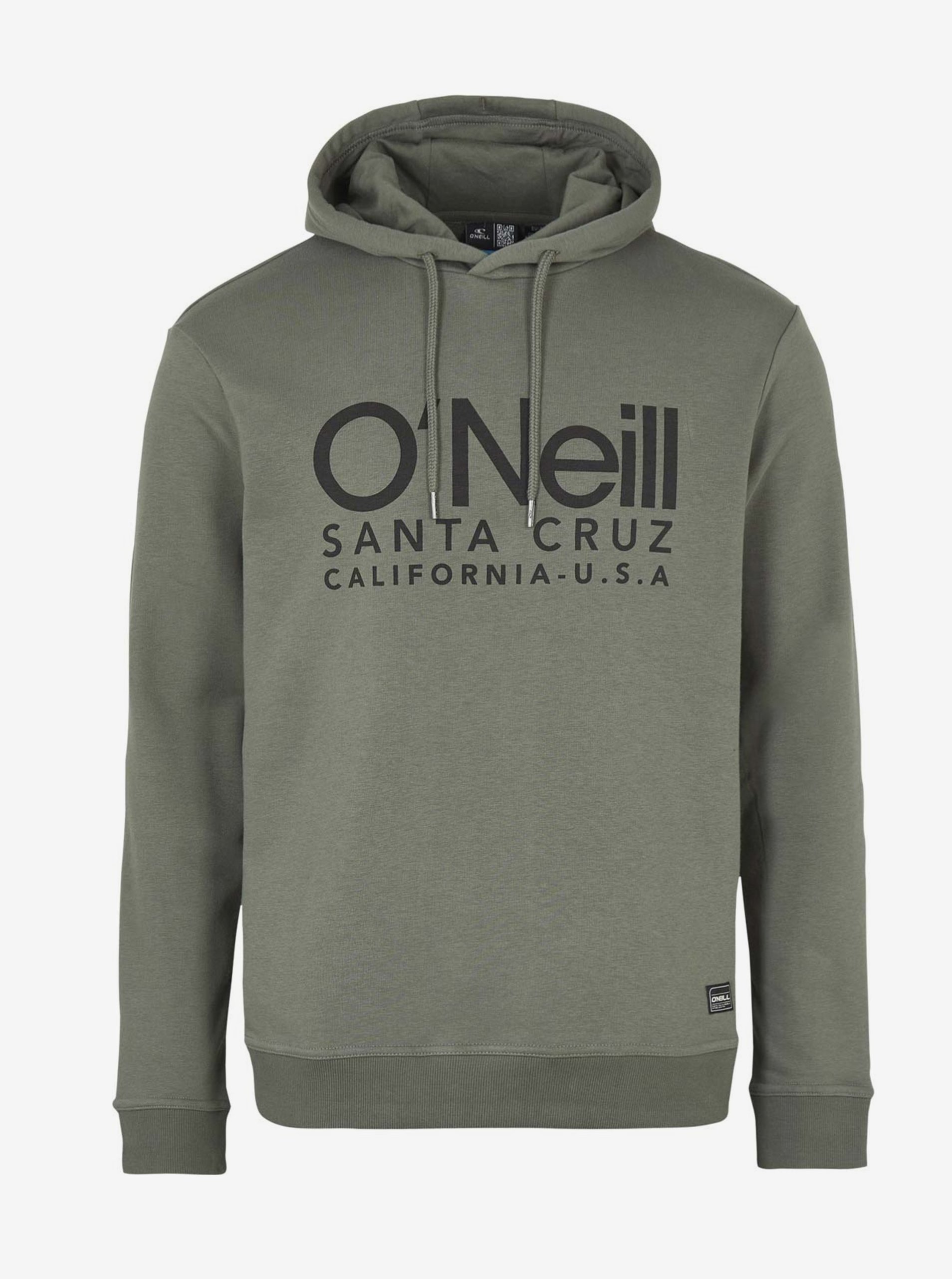 Levně Khaki pánská mikina s kapucí O'Neill CALI ORIGINAL HOODIE