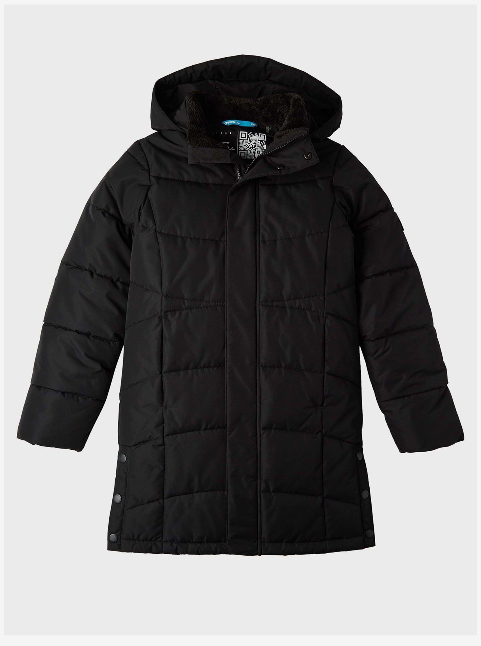 Lacno Čierny dievčenský zimný kabát O'Neill CONTROL JACKET
