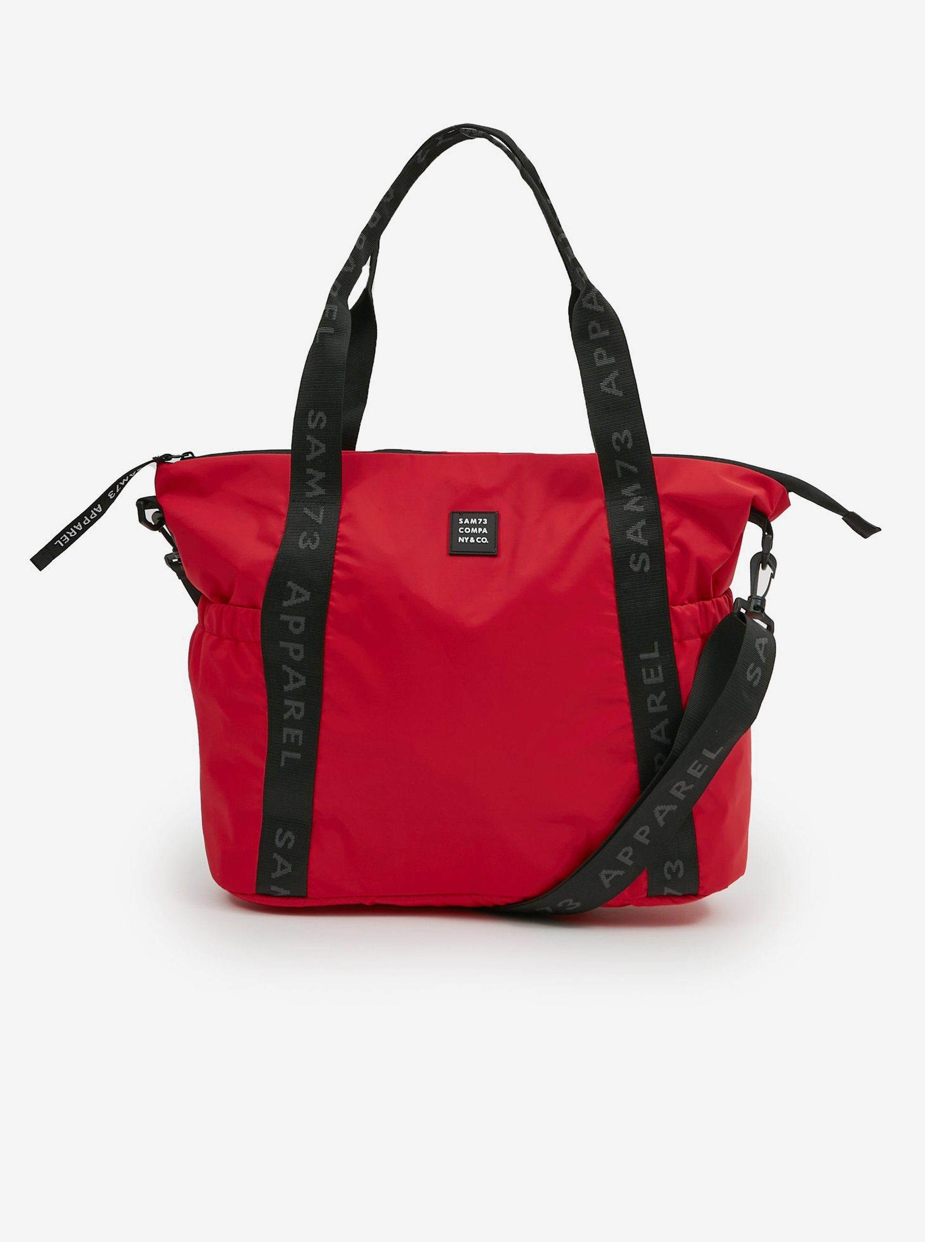 Levně Červená dámská taška přes rameno SAM73 Temse
