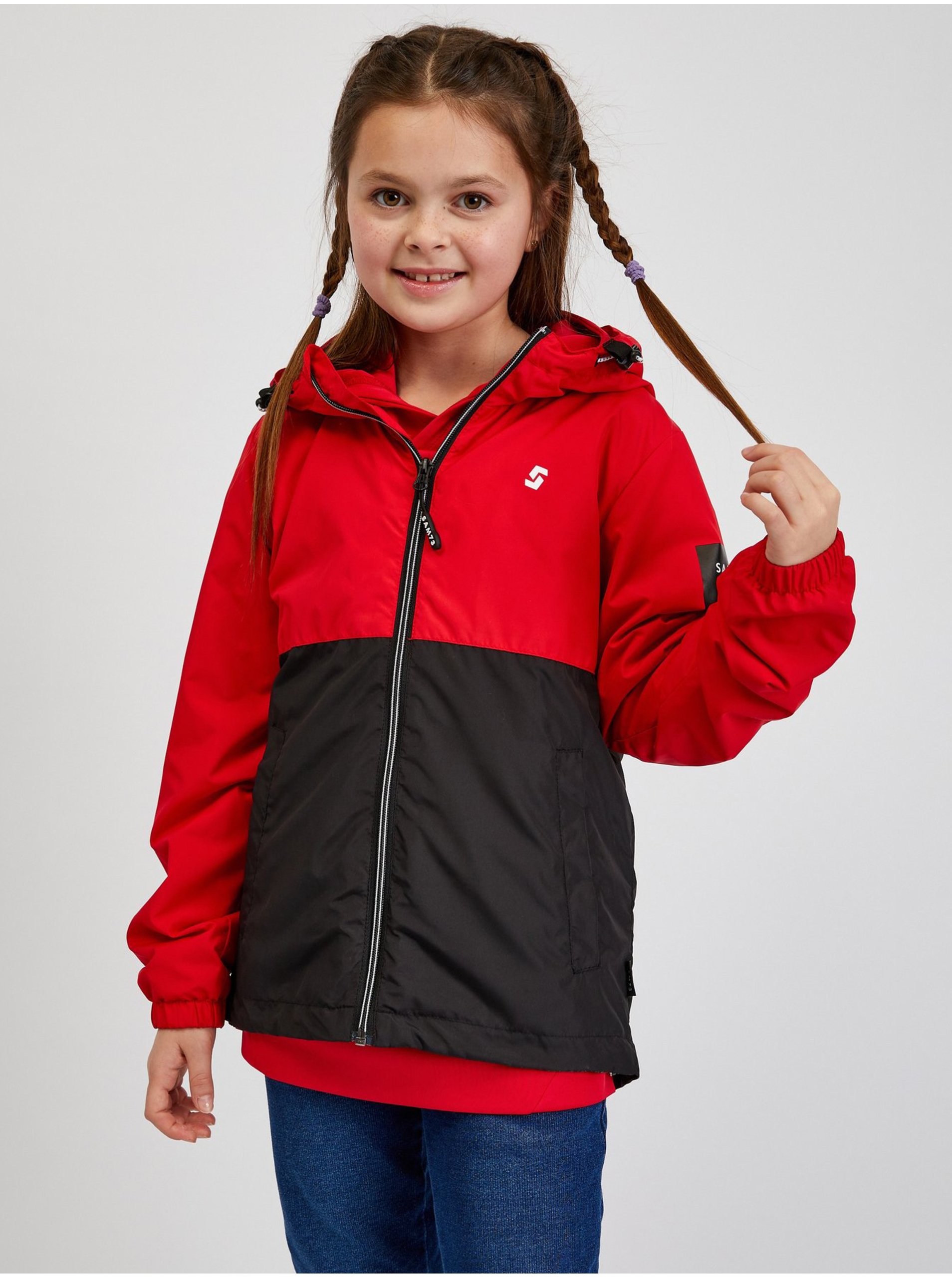 E-shop Černo-červená dětská bunda SAM73 Apus