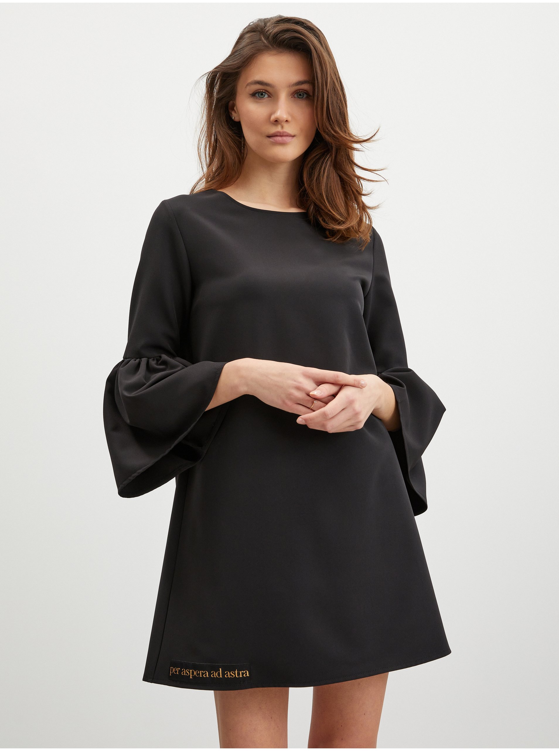 E-shop Černé dámské šaty Simpo Star