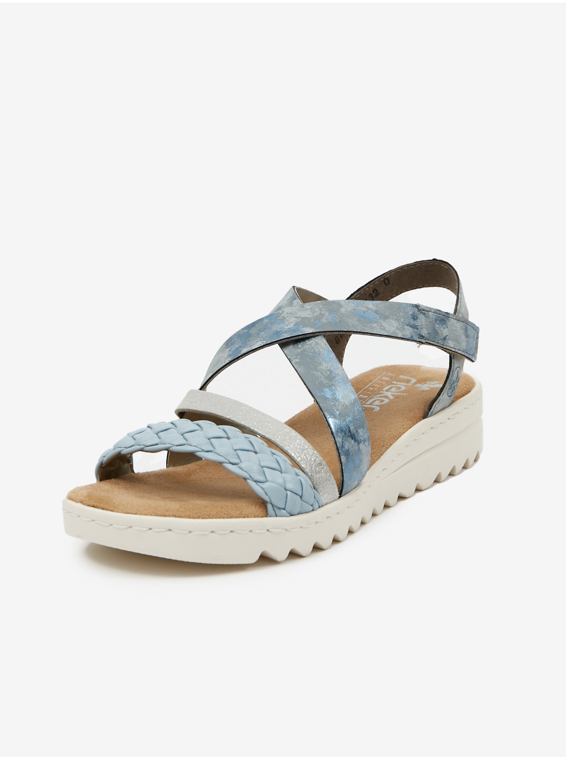 E-shop Modré dámske sandále Rieker