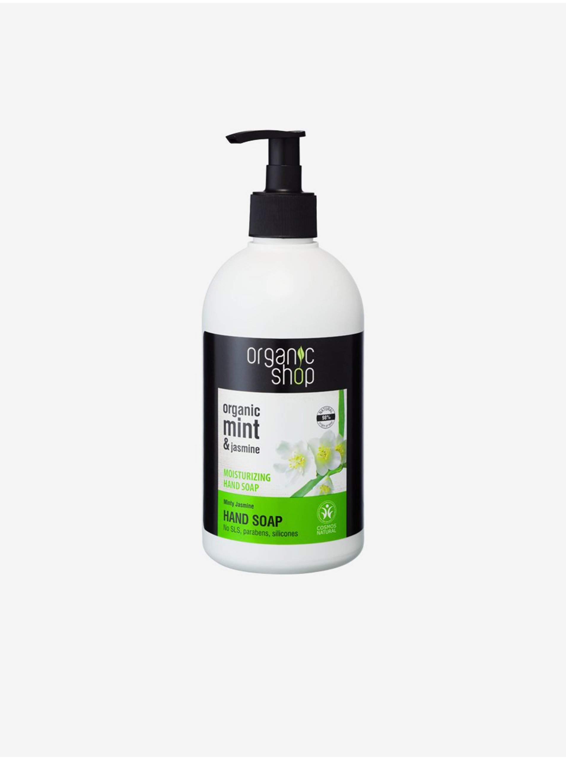 Levně Tekuté mýdlo na ruce Organic Shop Mátový jasmín (500 ml)