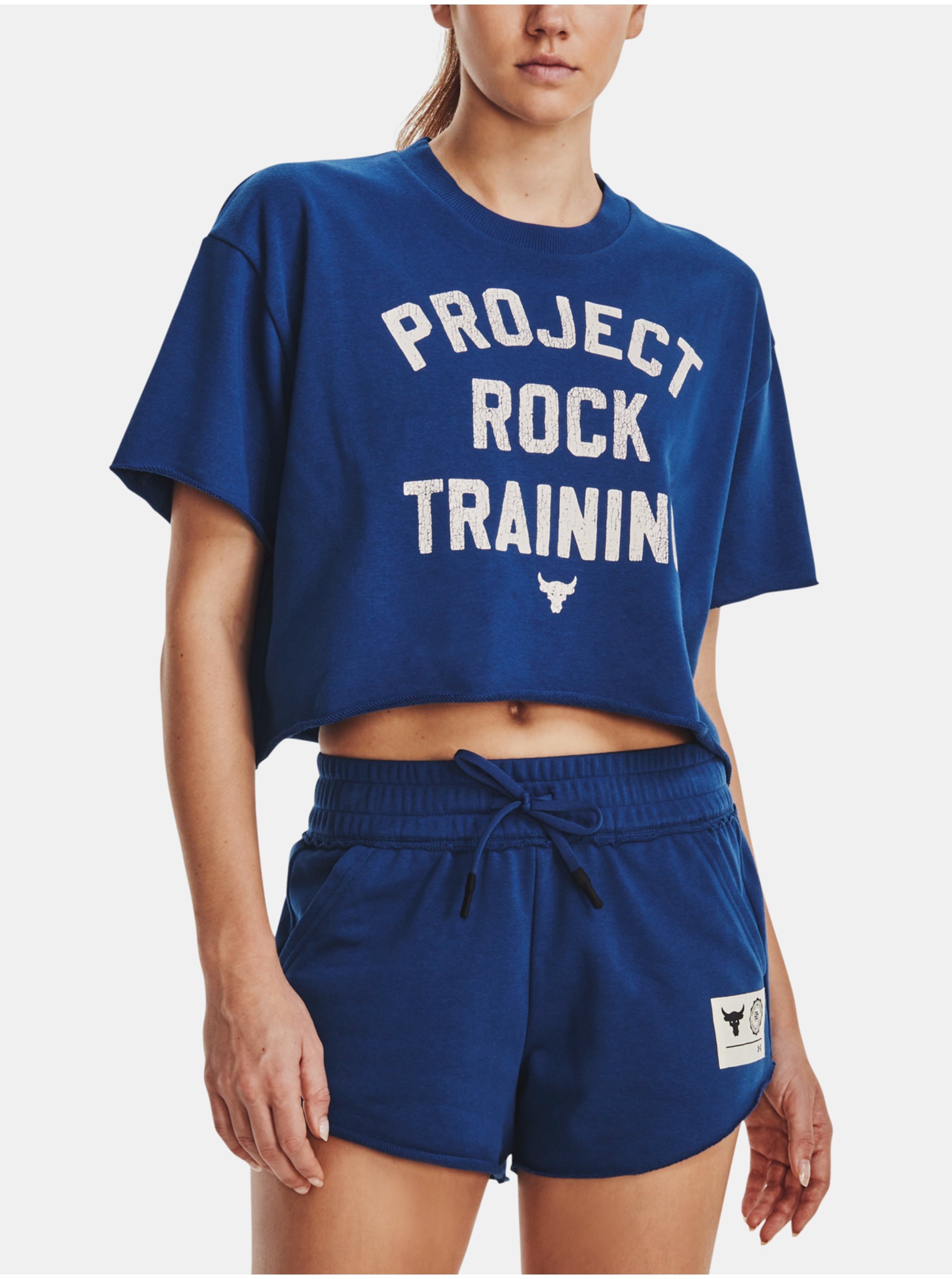 Lacno Topy a trička pre ženy Under Armour - modrá, biela