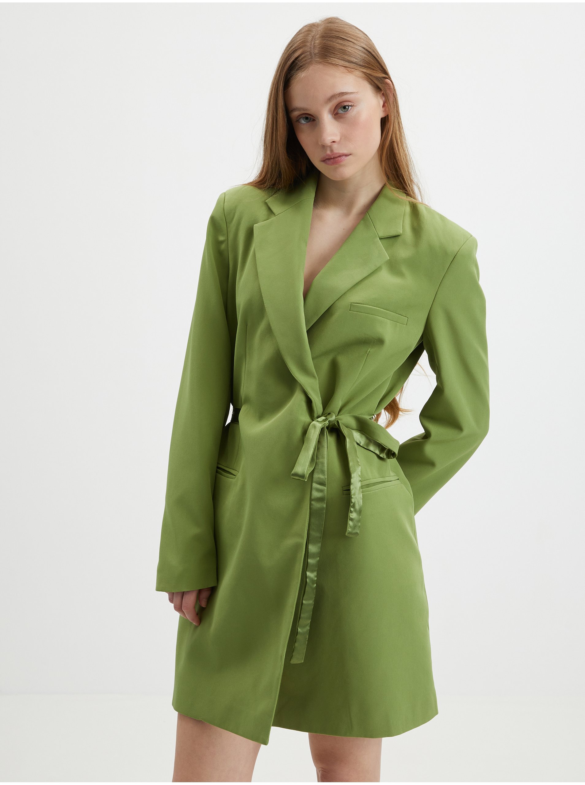 Lacno Šaty na denné nosenie pre ženy VILA - zelená