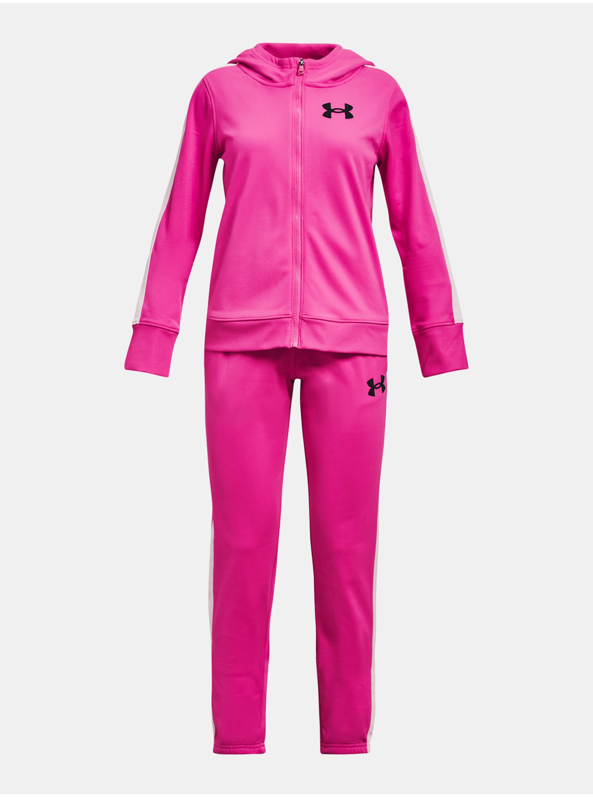 Lacno Ružová dievčenská športová súprava Under Armour Knit