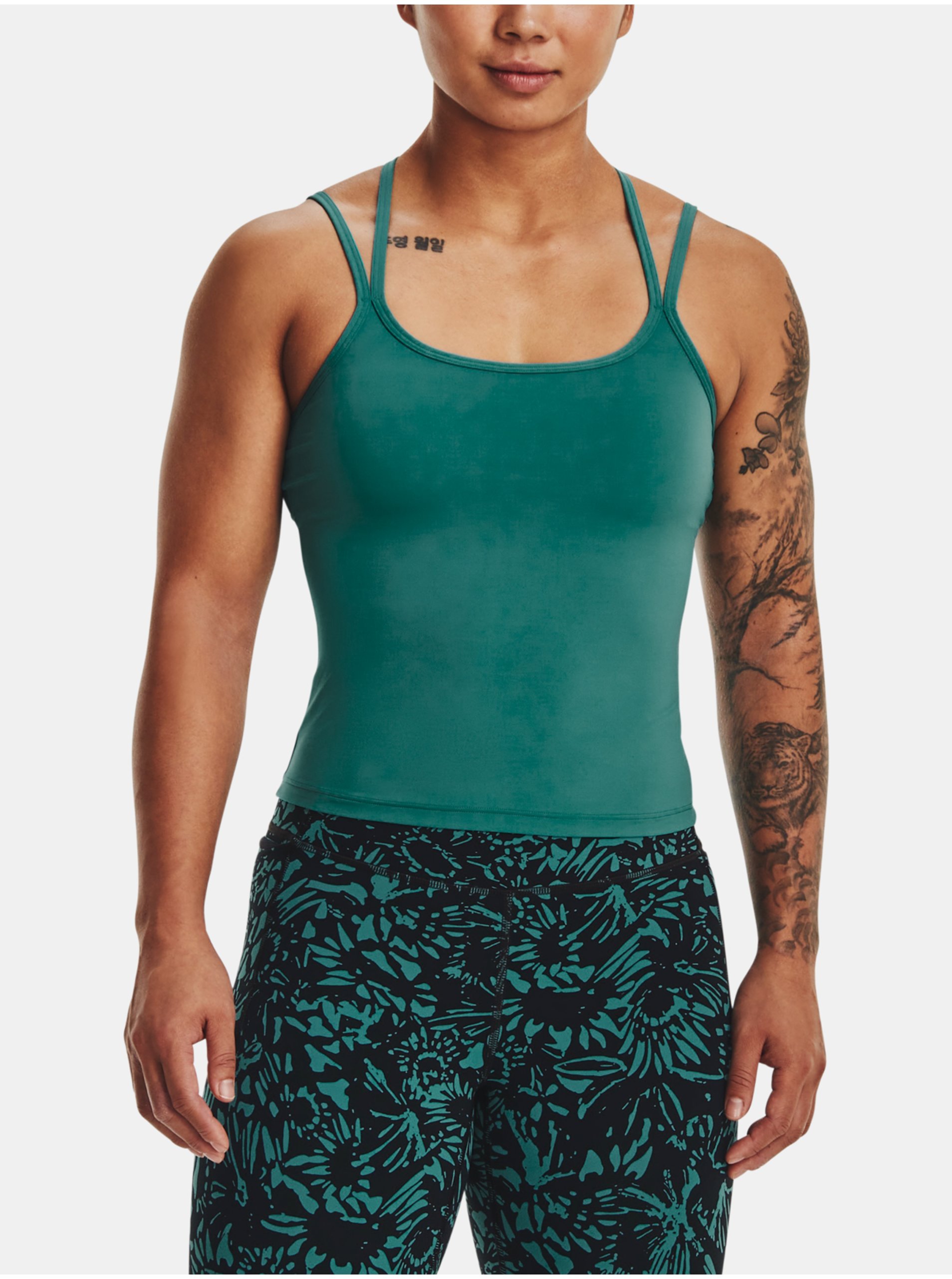 Lacno Topy a trička pre ženy Under Armour - zelená