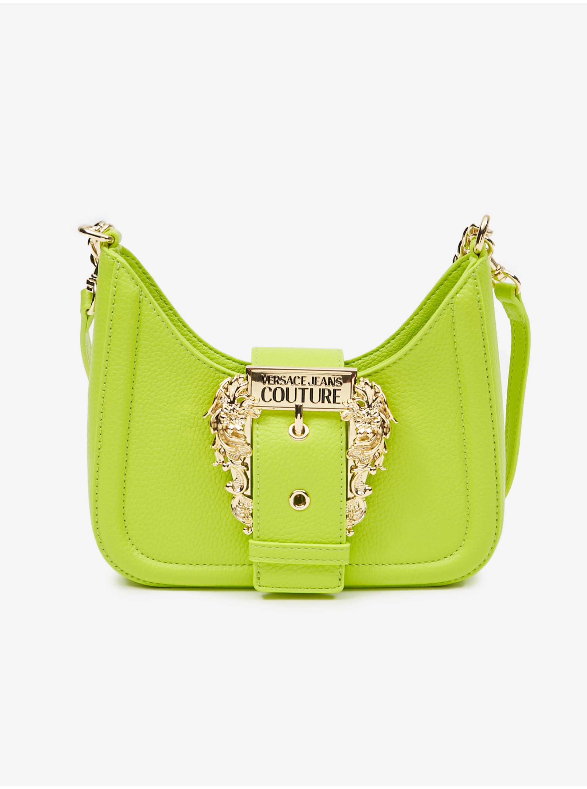 E-shop Neonově zelená dámská kabelka Versace Jeans Couture