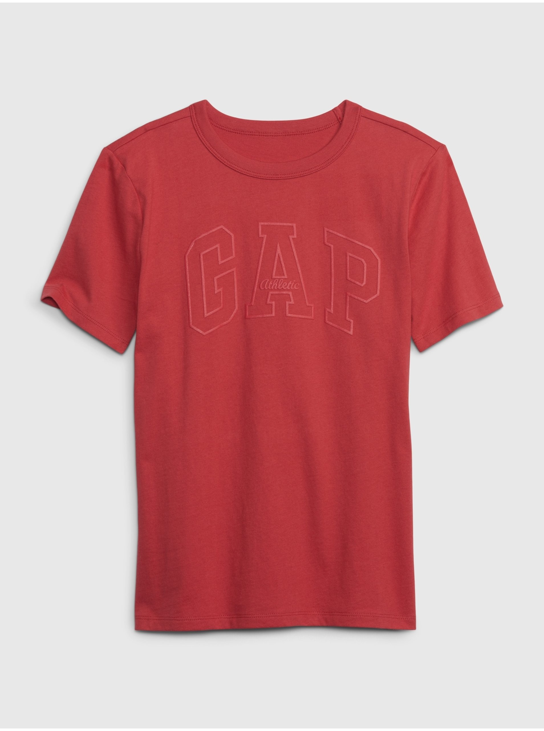 Levně Červené dětské tričko GAP