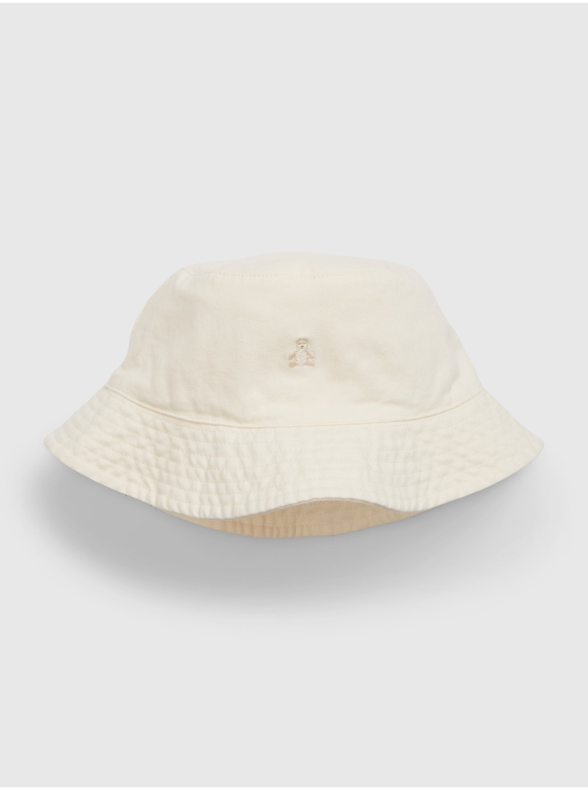 Levně Bílý dětský klobouk GAP