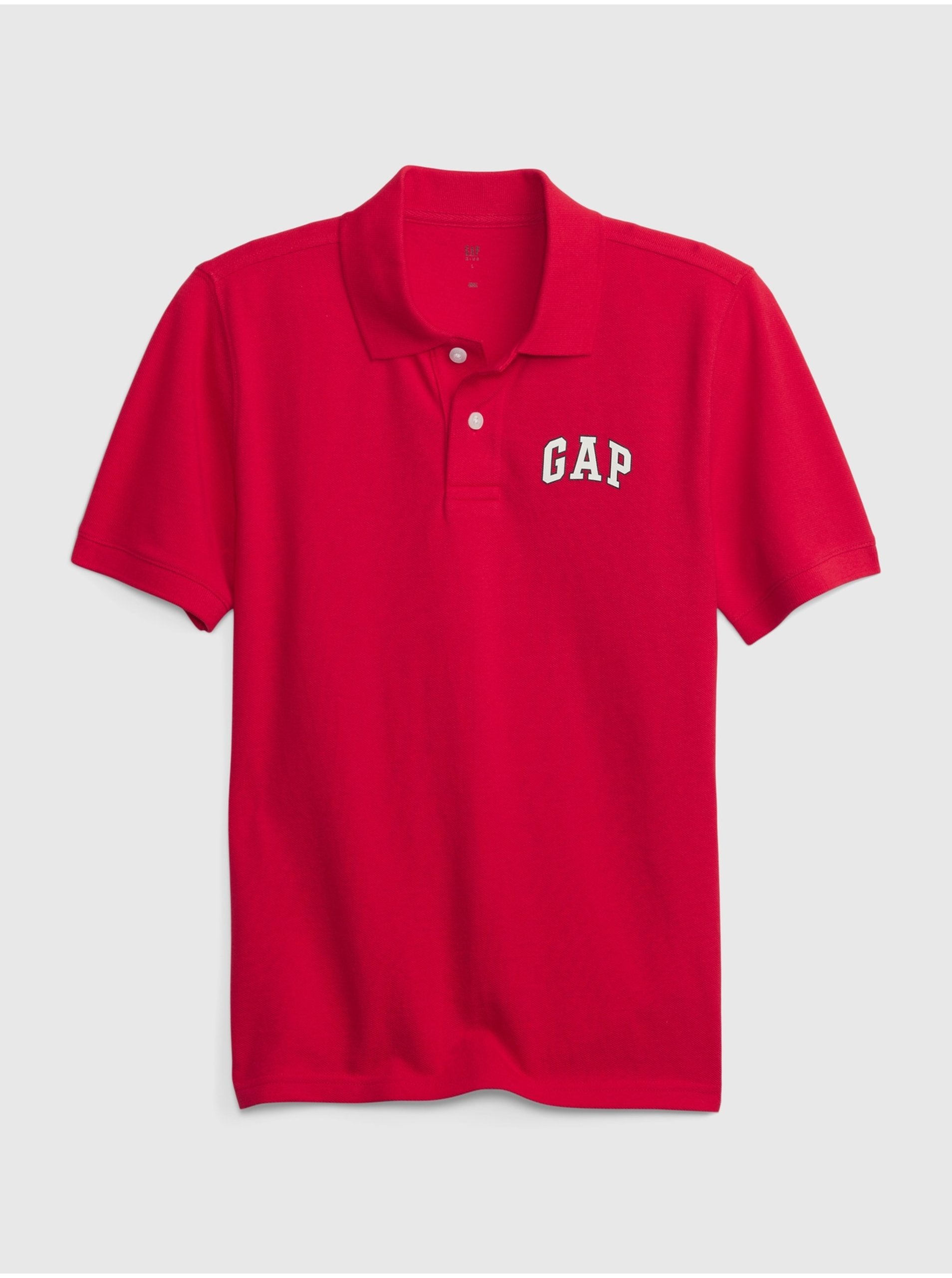 Levně Červené klučičí polo tričko GAP