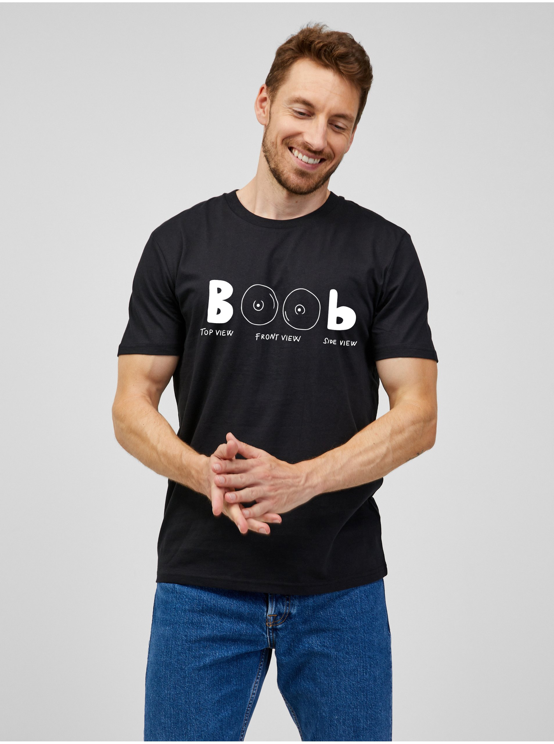 E-shop Černé pánské tričko ZOOT.Original Boob