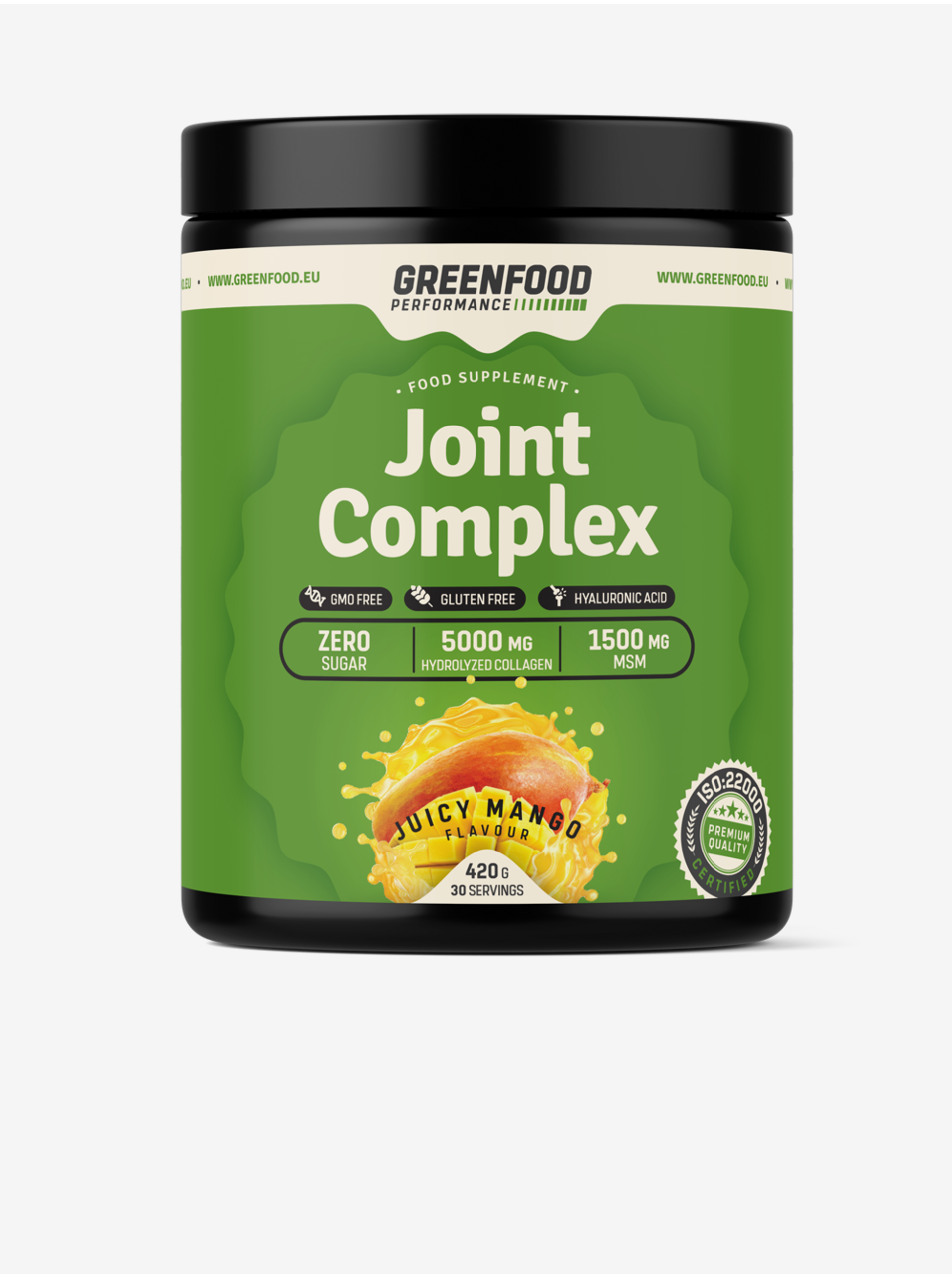 Levně Nápoj GreenFood Nutrition Performance Joint Complex Mango (420 g)