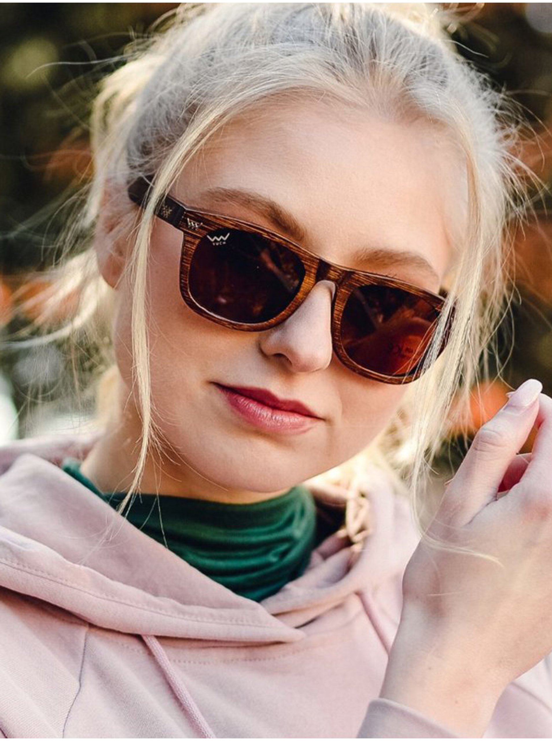 Lacno Slnečné okuliare pre ženy Vuch - hnedá