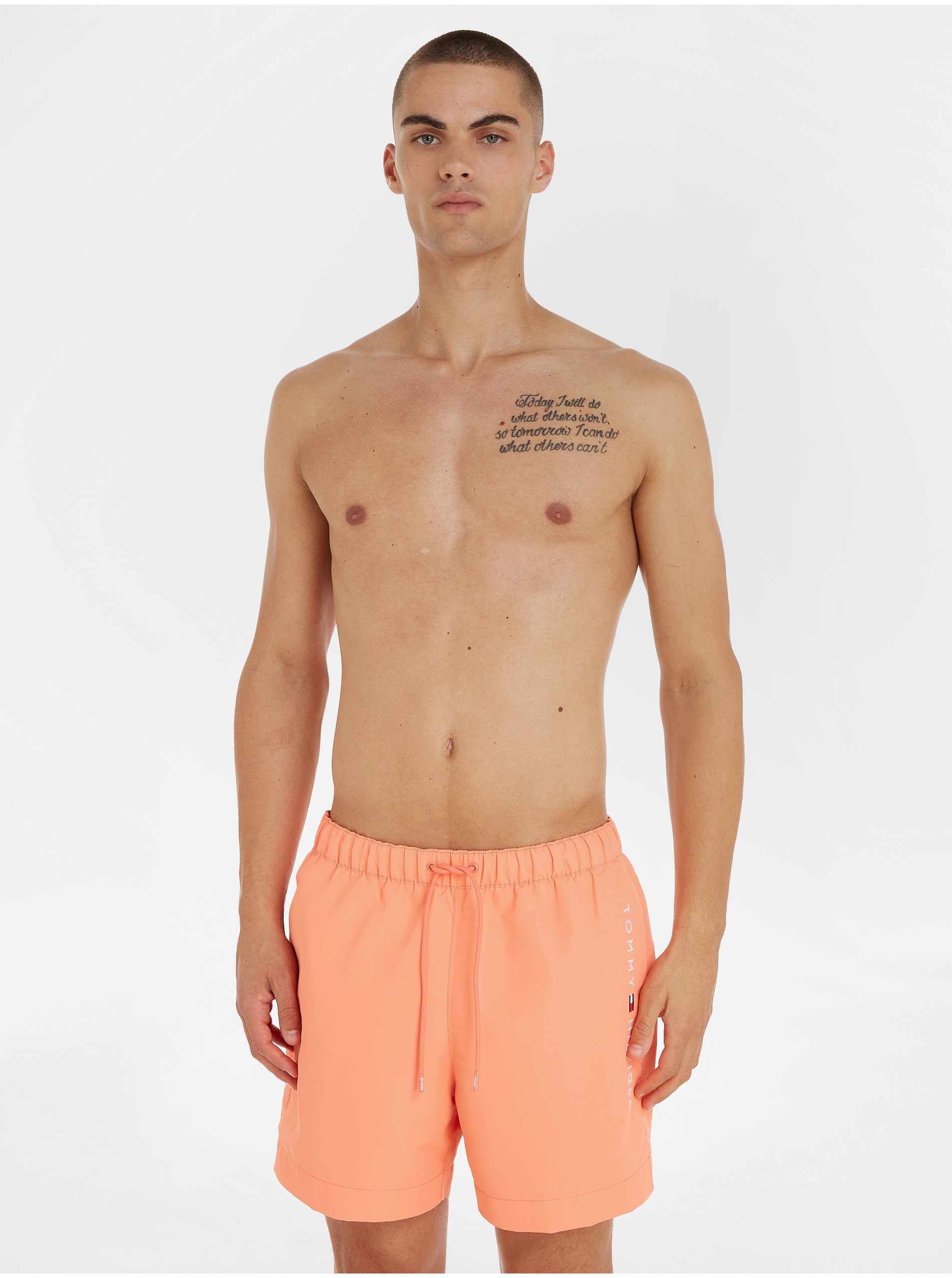 E-shop Marhuľové pánske plavky Tommy Hilfiger Underwear