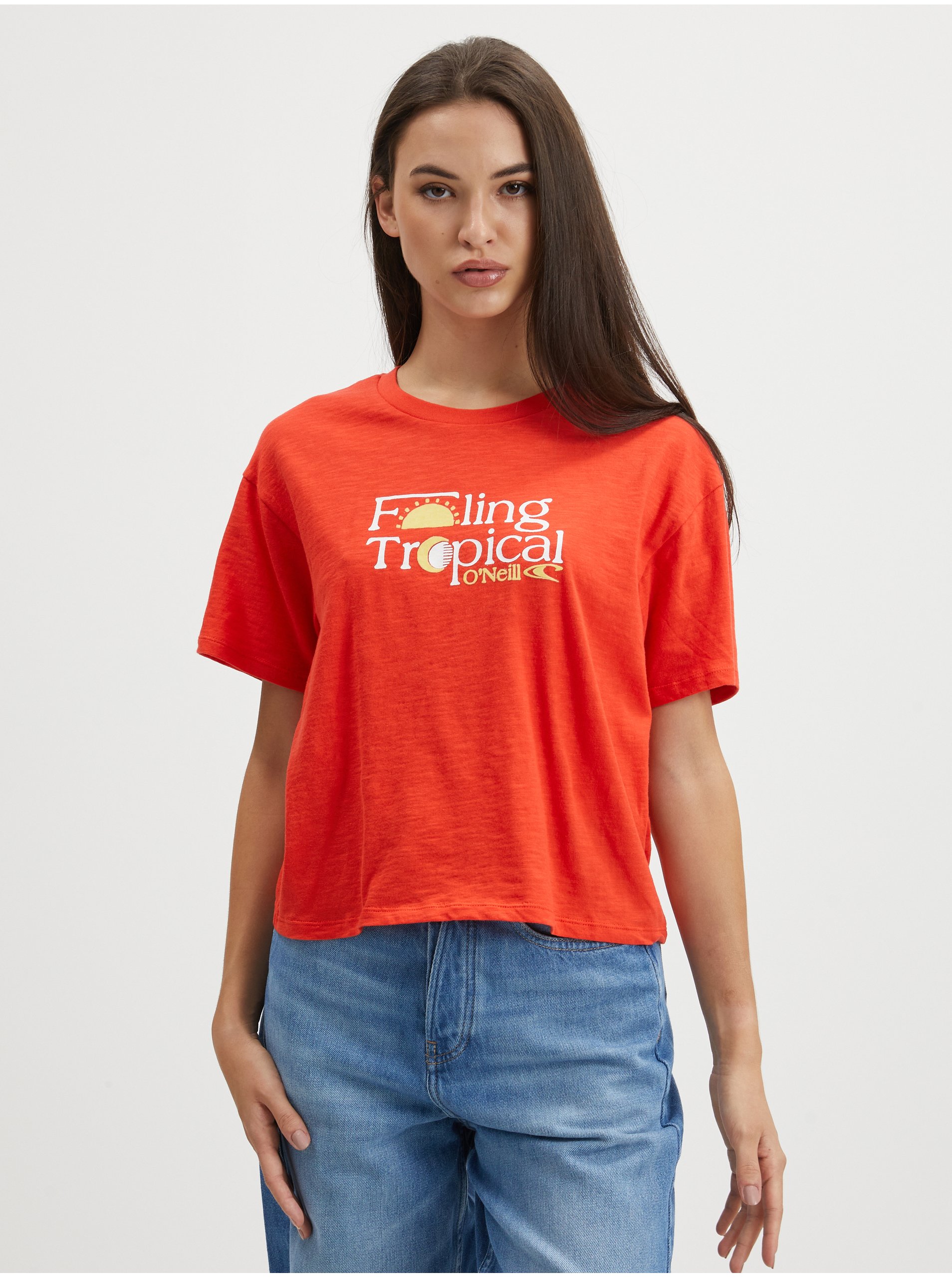 E-shop Červené dámské tričko O'Neill Paradise