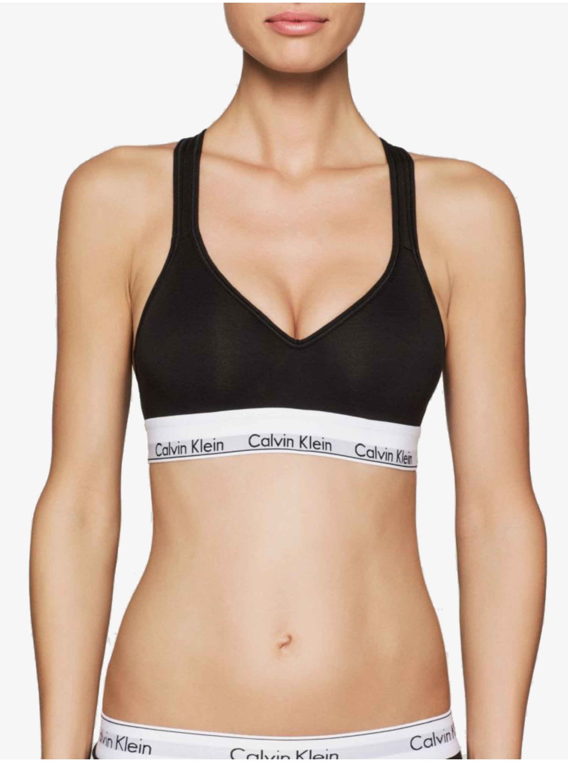 Levně Černá podprsenka Calvin Klein Underwear
