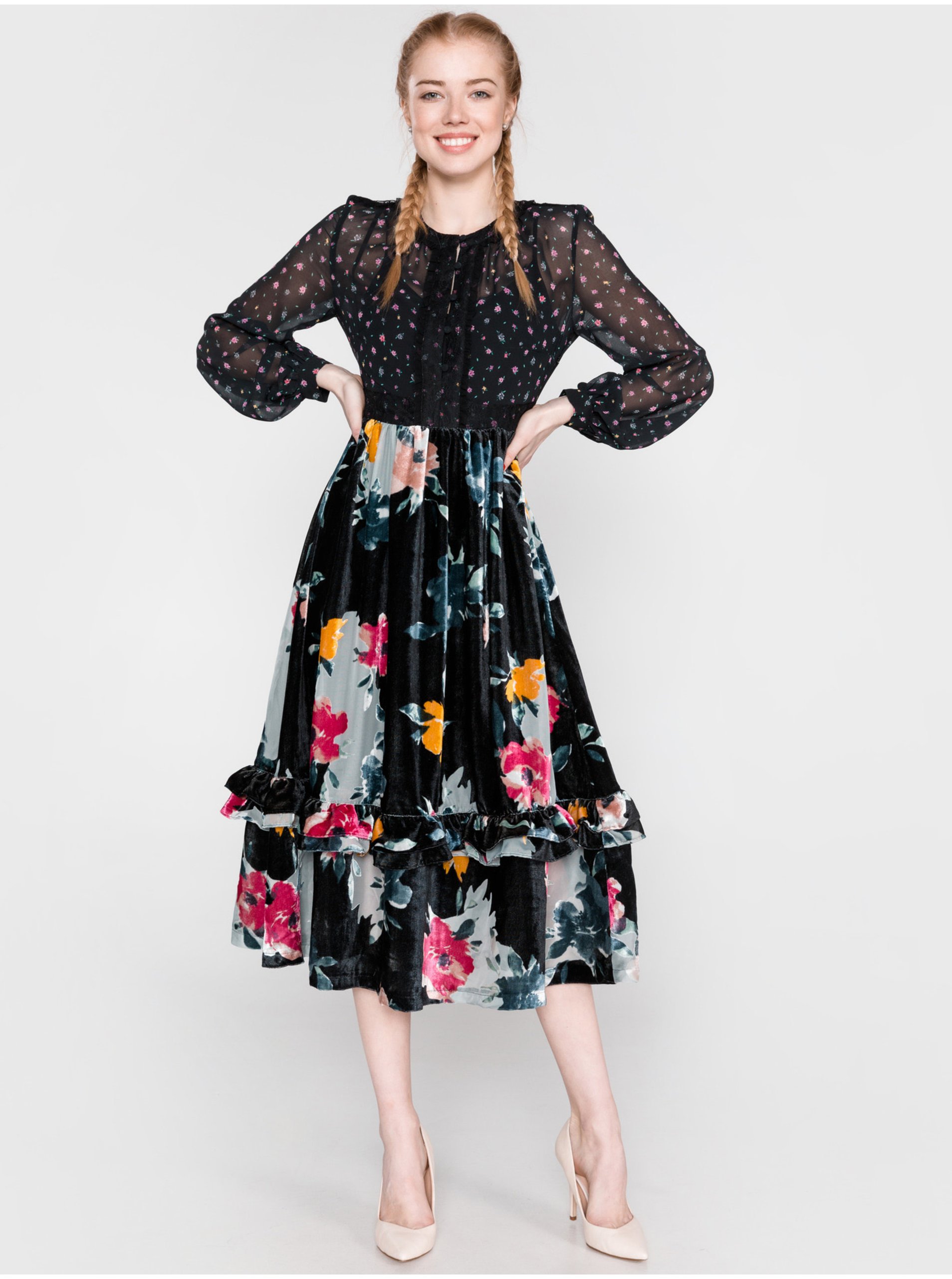 E-shop Šaty na denné nosenie pre ženy French Connection - čierna