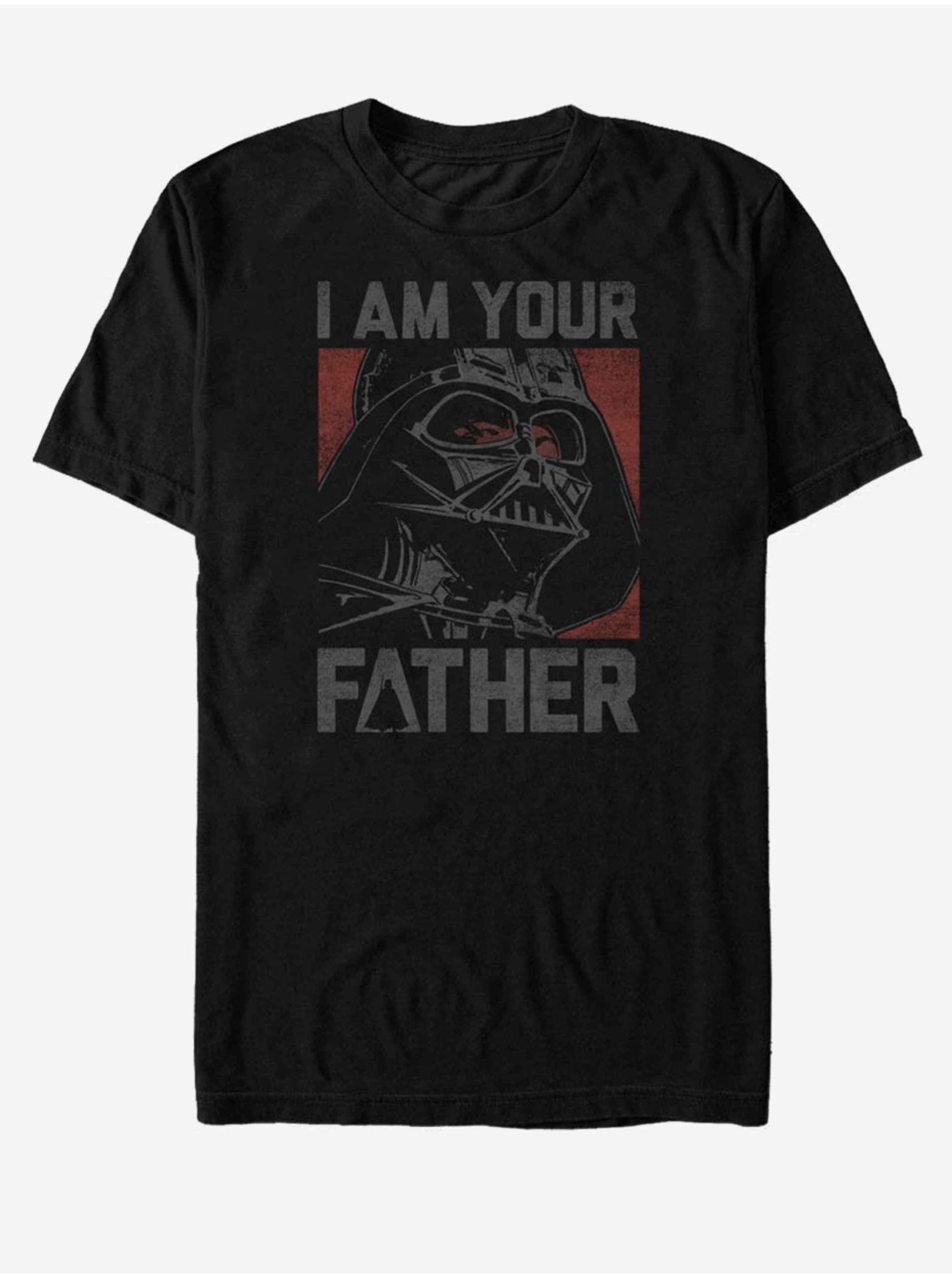 Levně Černé unisex tričko ZOOT.Fan Star Wars Father Figure
