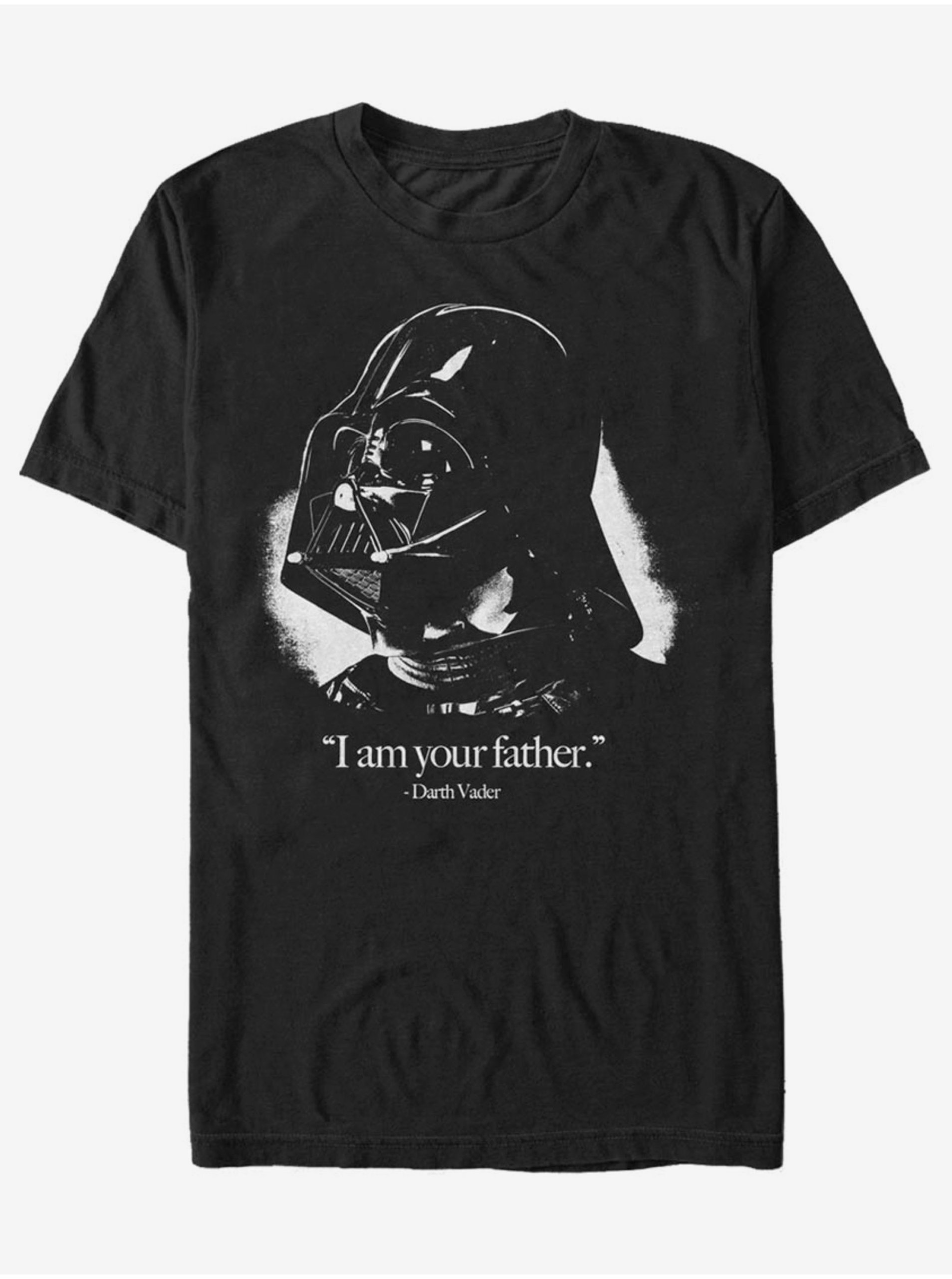 Levně Černé unisex tričko ZOOT.Fan Star Wars Vader is the Father