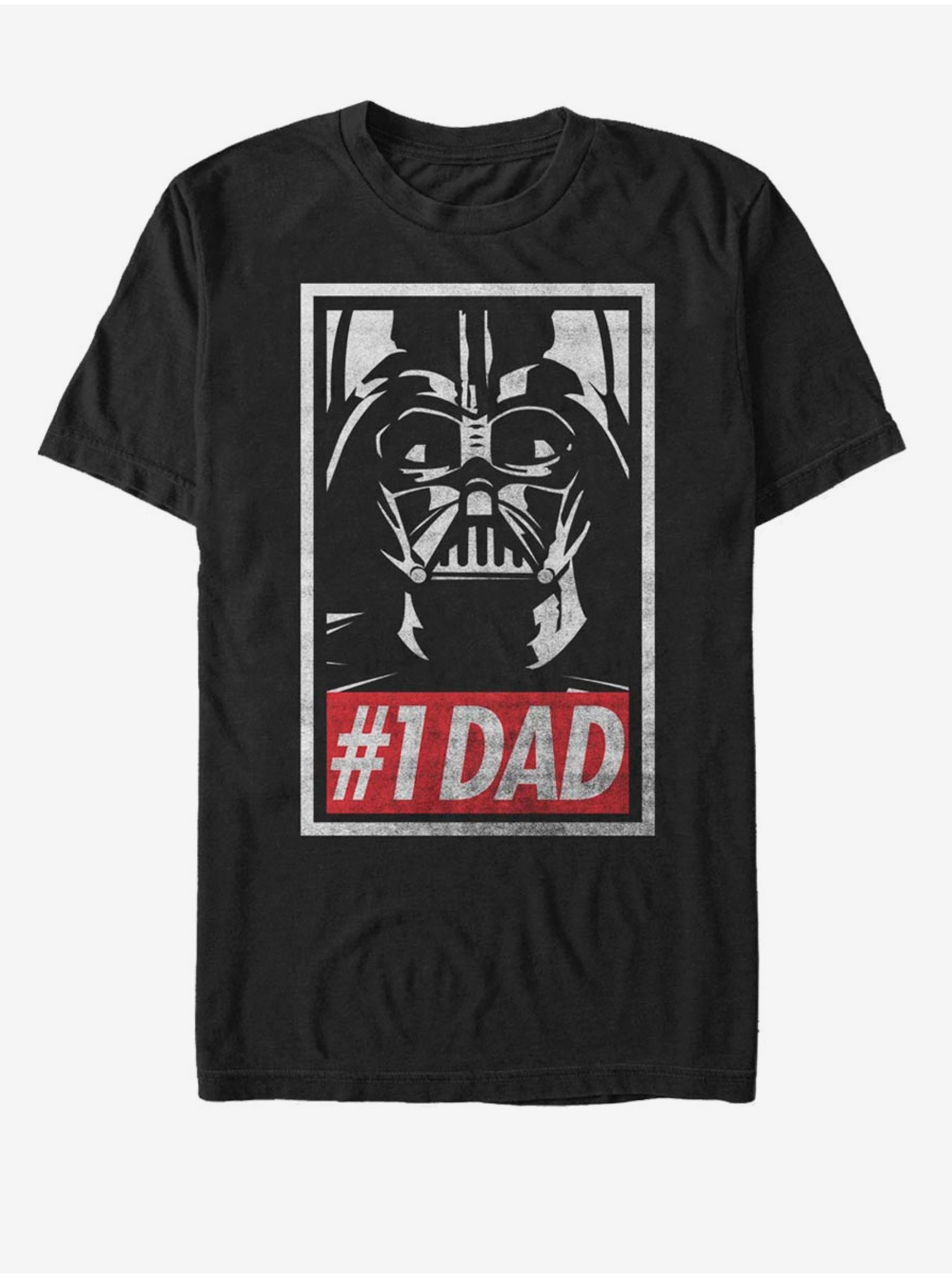 Levně Černé unisex tričko ZOOT.Fan Star Wars Obey Dad