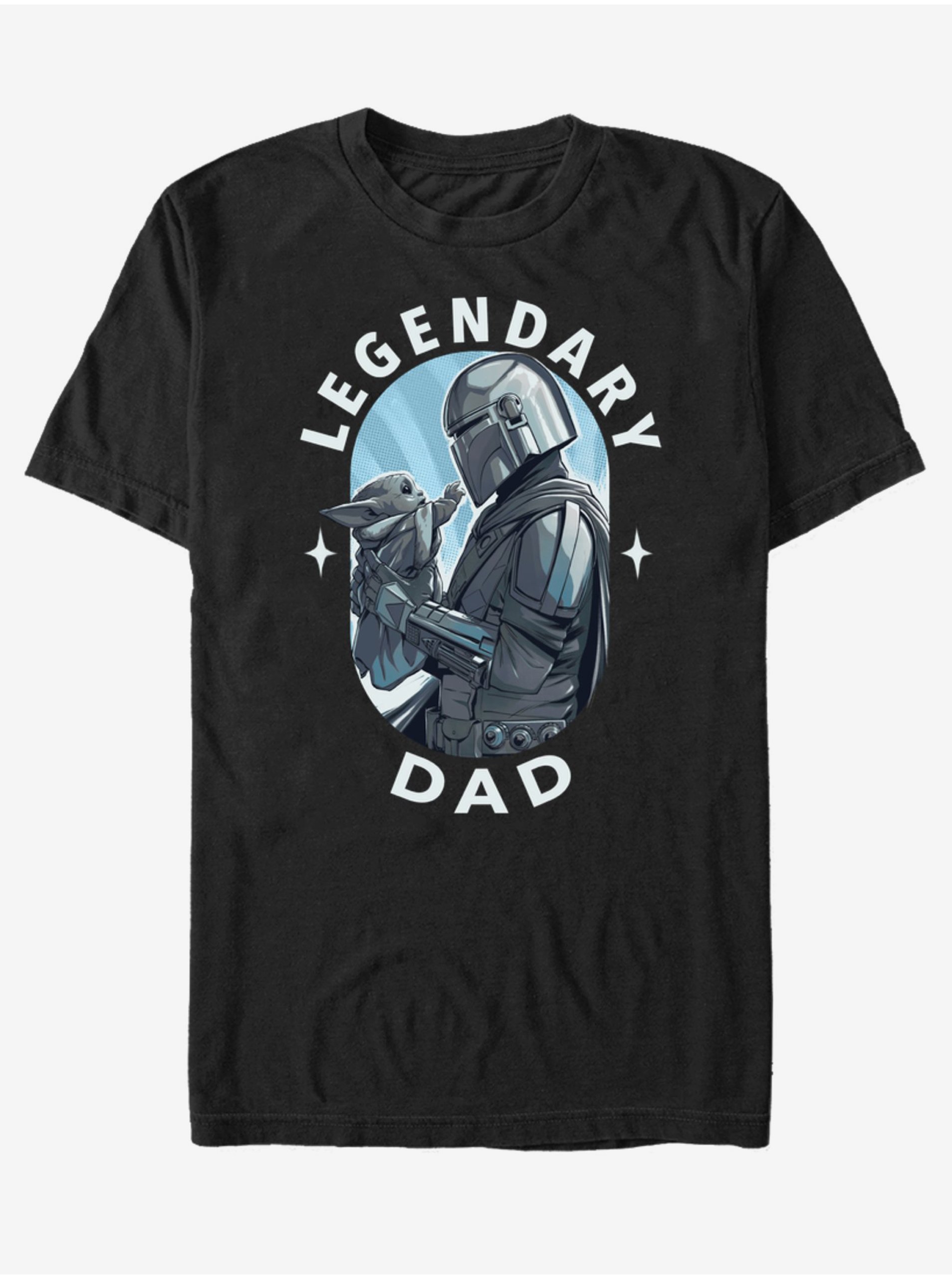 Levně Černé unisex tričko ZOOT.Fan Star Wars Legendary Dad