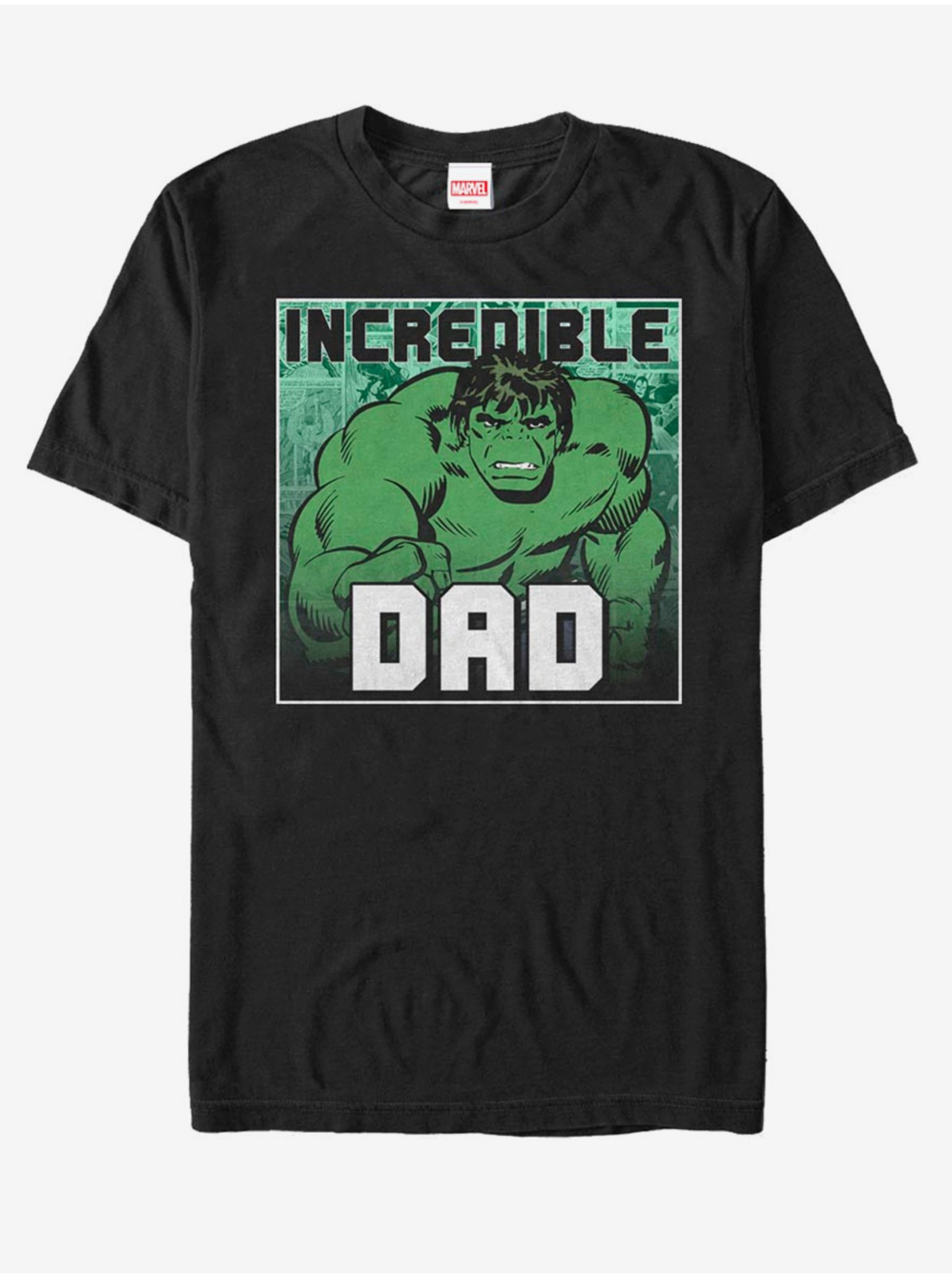 Levně Černé unisex tričko ZOOT.Fan Marvel Incredible Dad