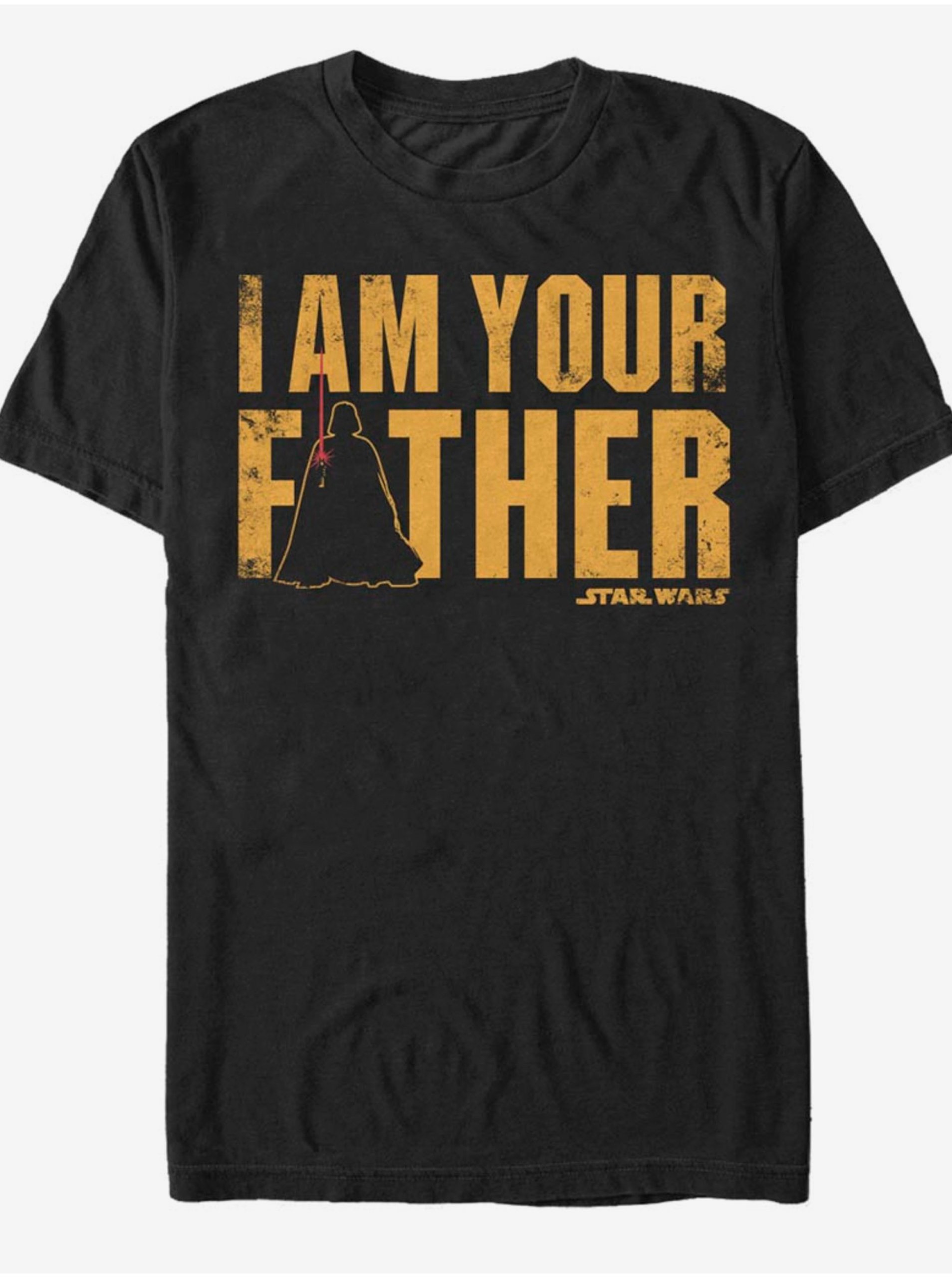 E-shop Černé unisex tričko ZOOT.Fan Star Wars Fathers Day