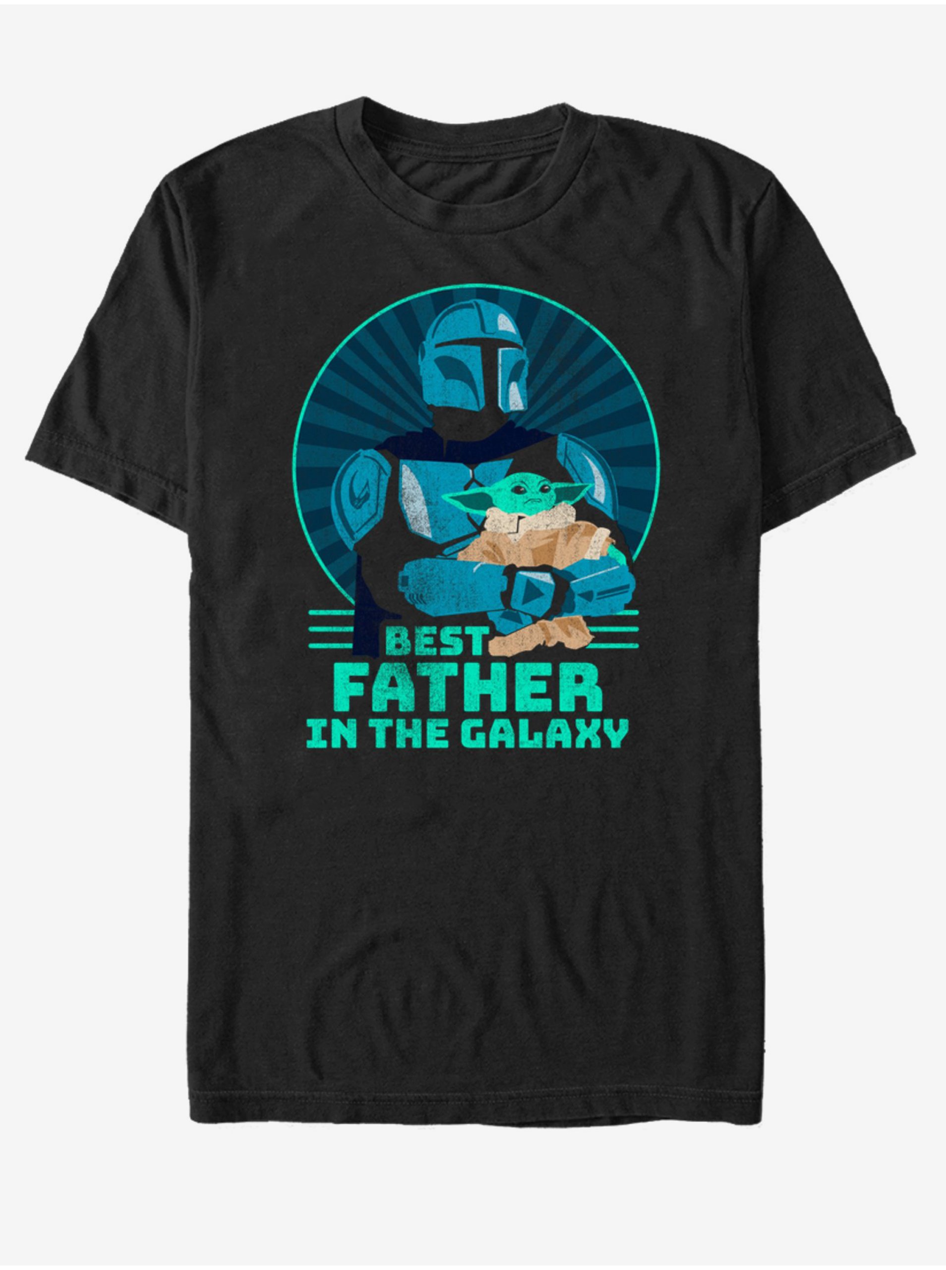 Levně Černé unisex tričko ZOOT.Fan Star Wars Best Father