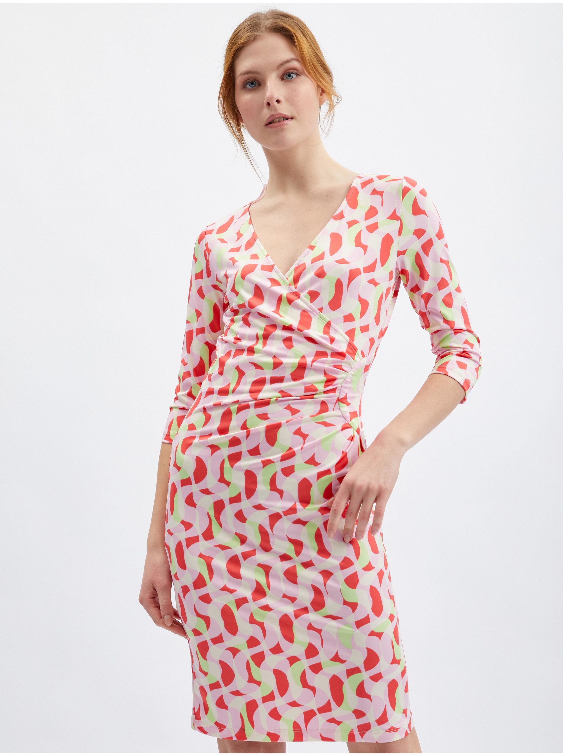 Lacno Šaty na denné nosenie pre ženy ORSAY - ružová, svetlozelená