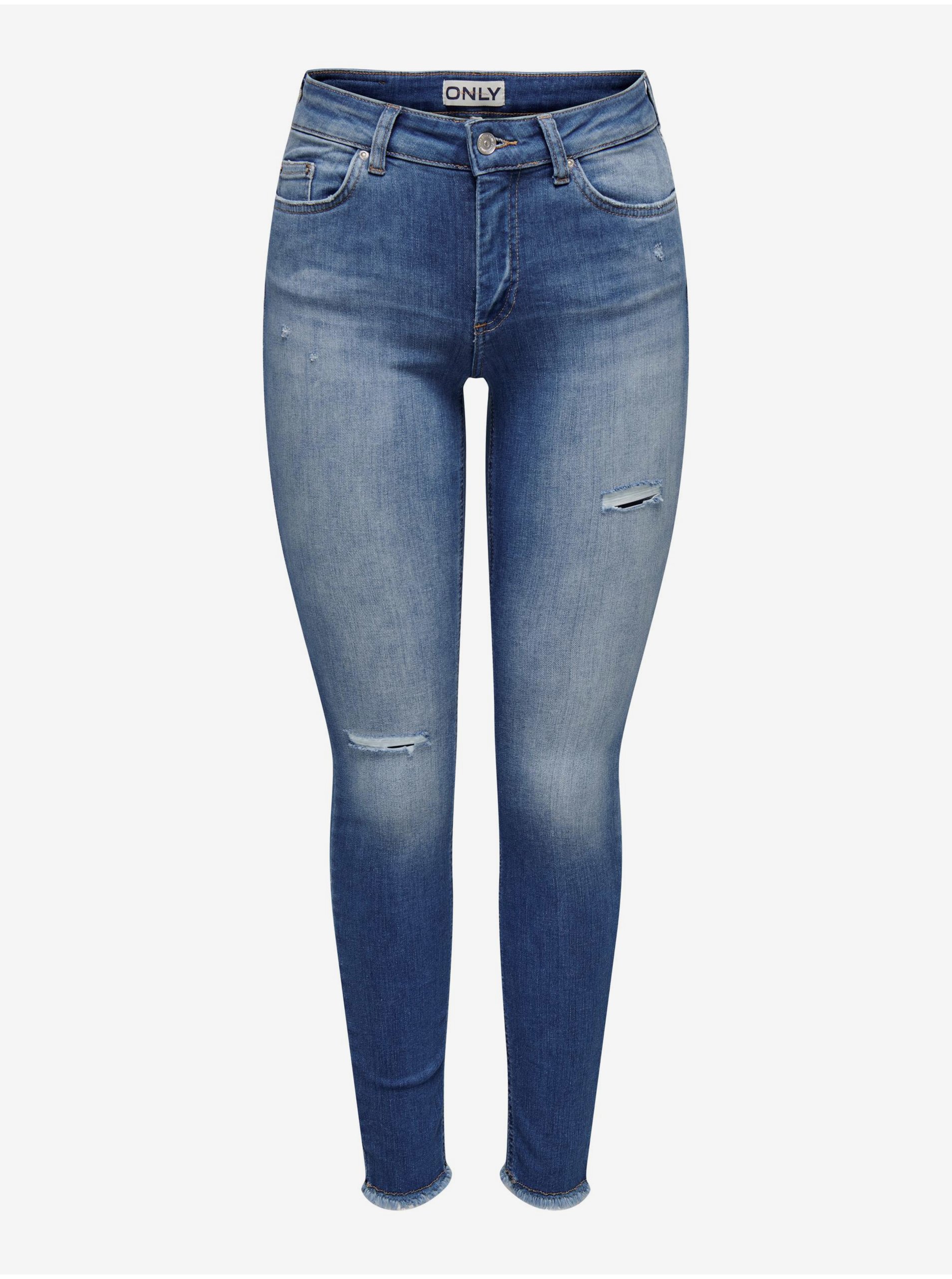 E-shop Modré dámské skinny fit džíny ONLY Blush