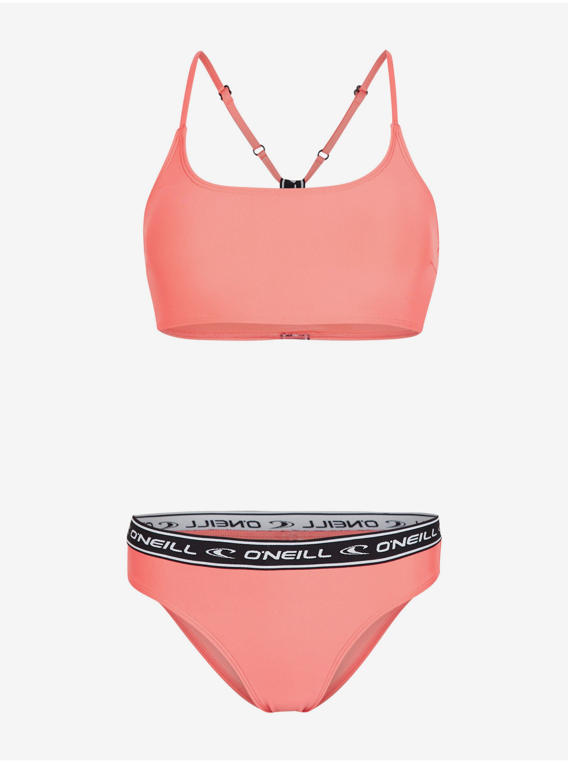 Levně Meruňkové dámské dvojdílné plavky O'Neill SPORT BIKINI SET