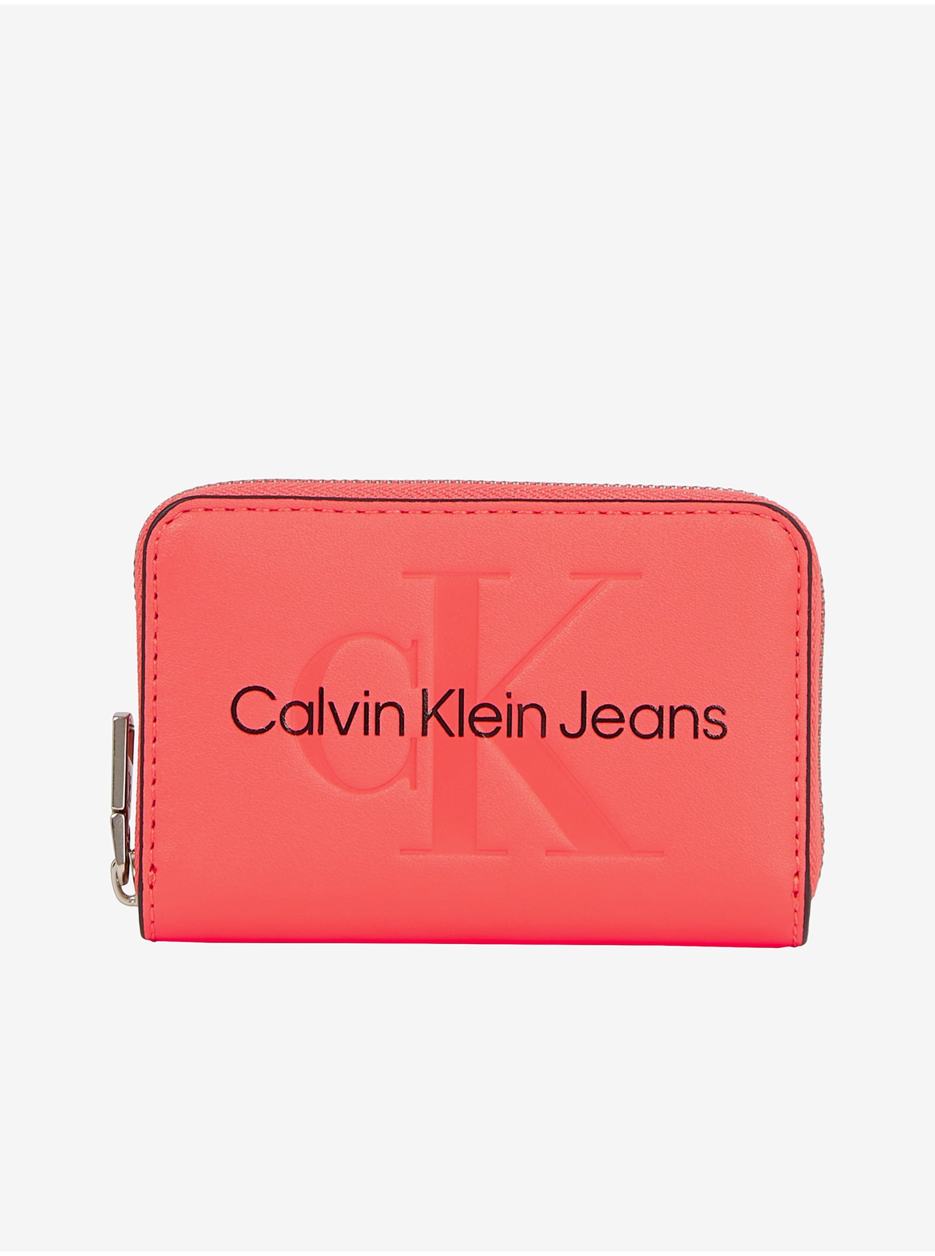 E-shop Korálová dámská peněženka Calvin Klein Jeans