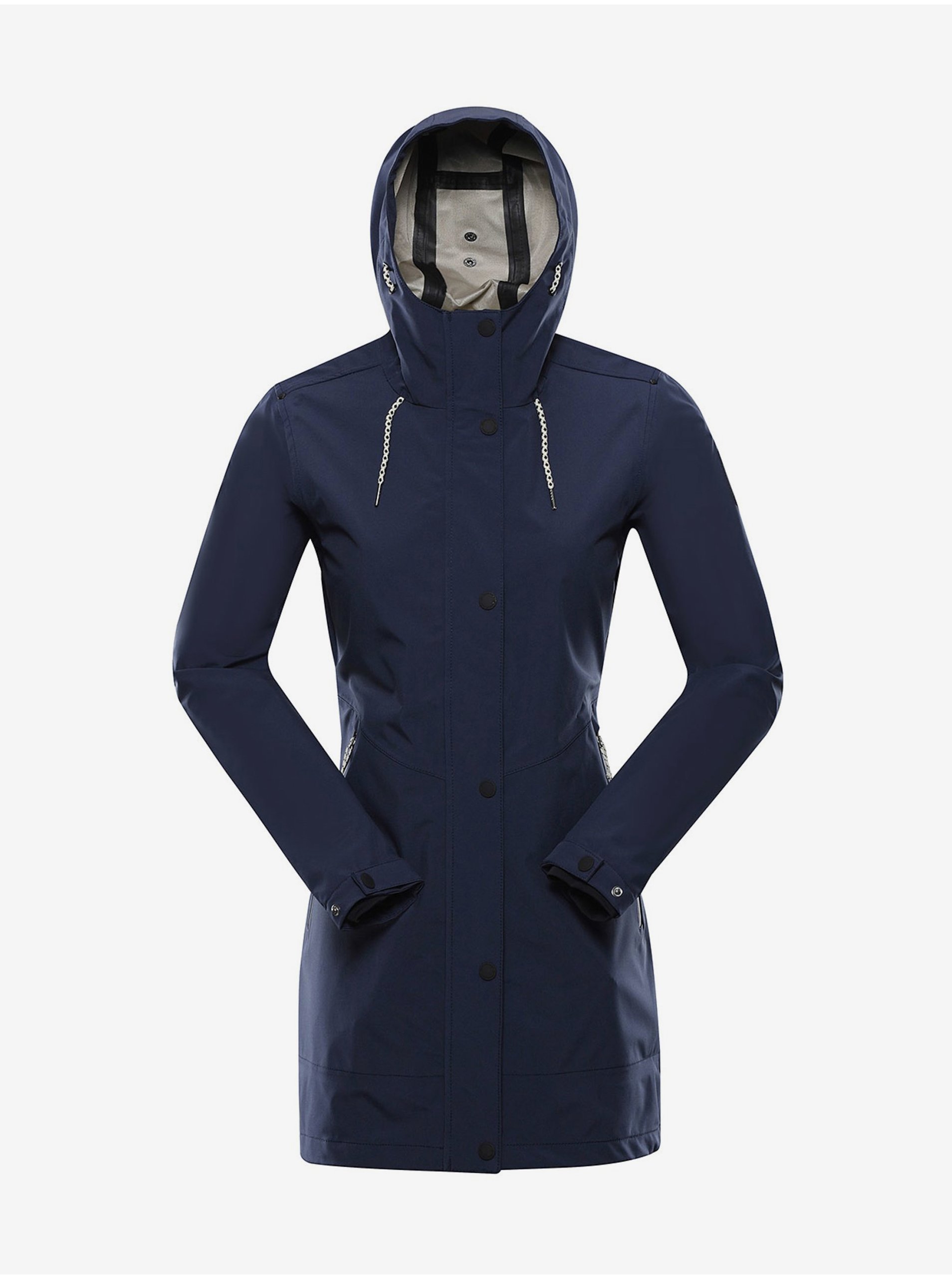 Lacno Kabáty pre ženy Alpine Pro - tmavomodrá