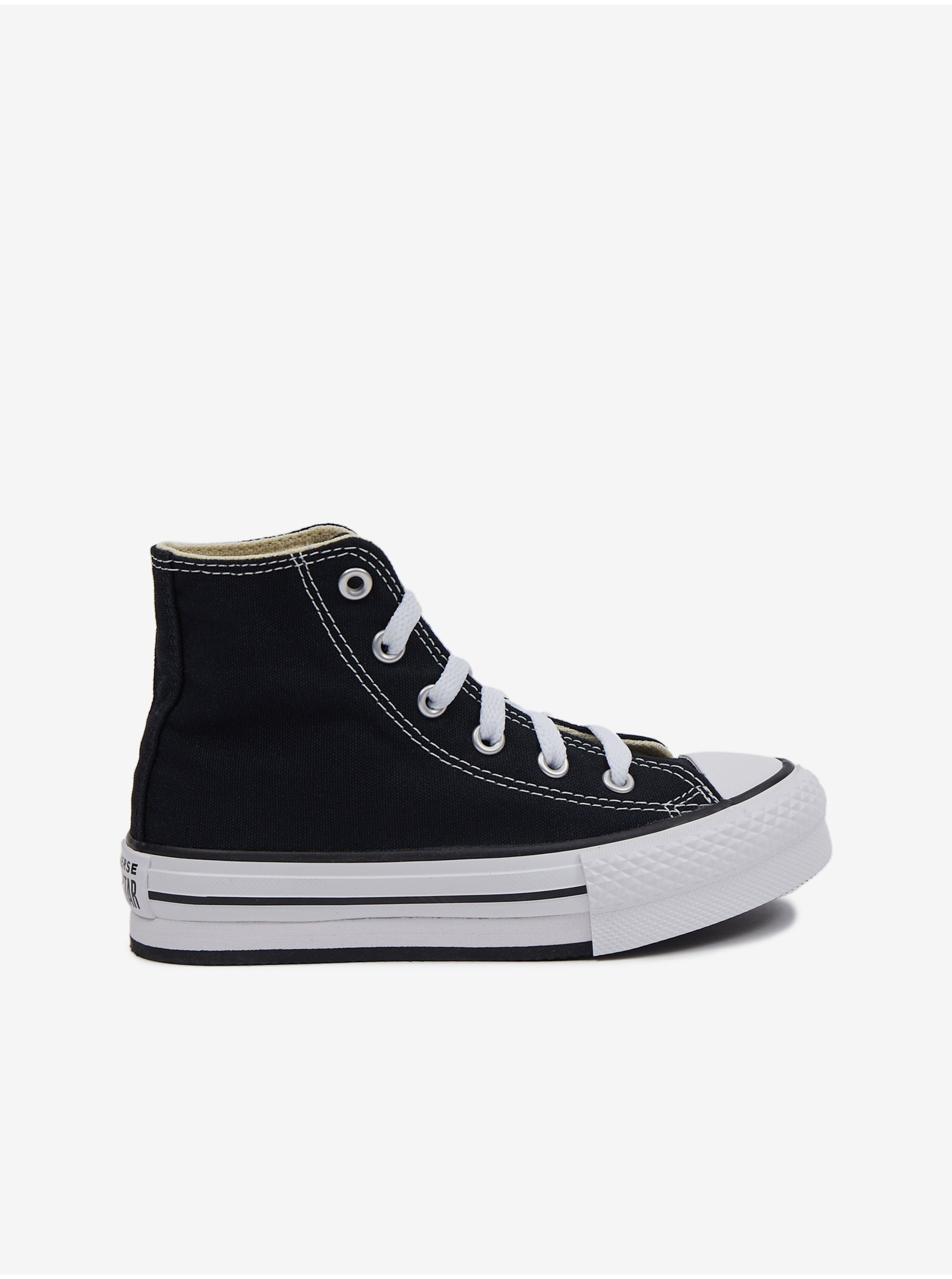 Lacno Čierne detské členkové tenisky Converse Chuck Taylor All Star