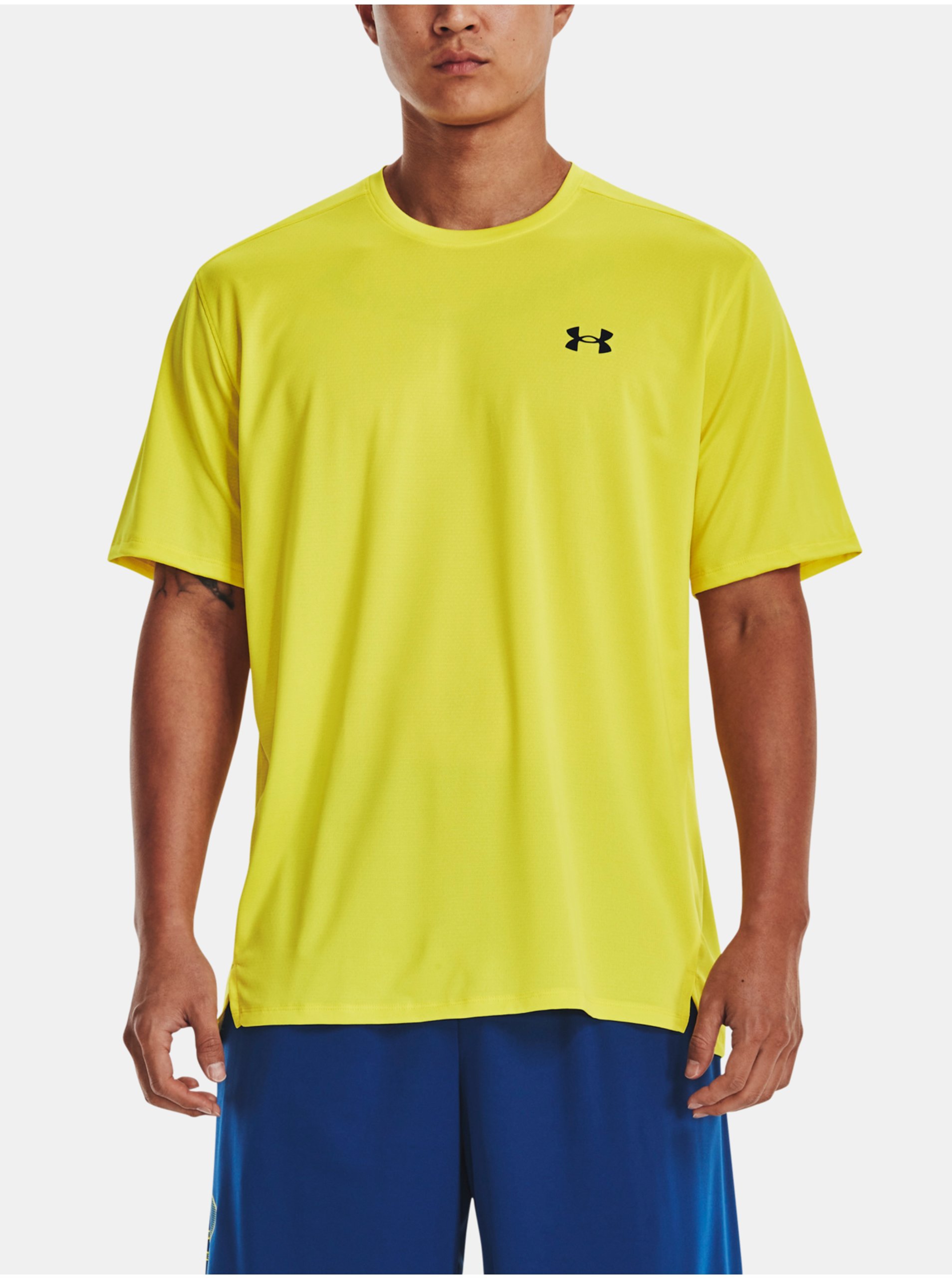 Levně Žluté sportovní tričko Under Armour UA Tech Vent SS