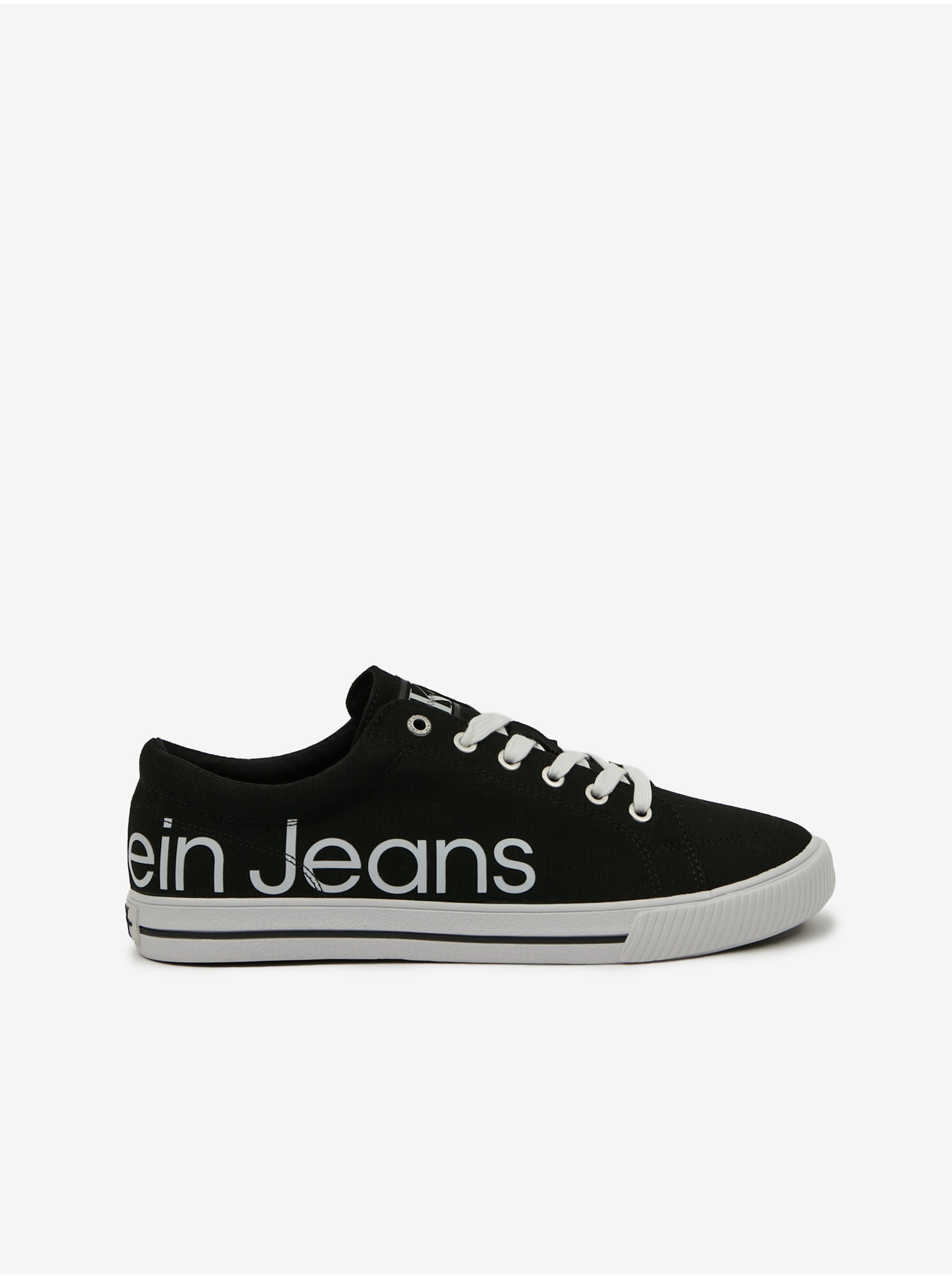 Lacno Čierne pánske tenisky Calvin Klein Jeans