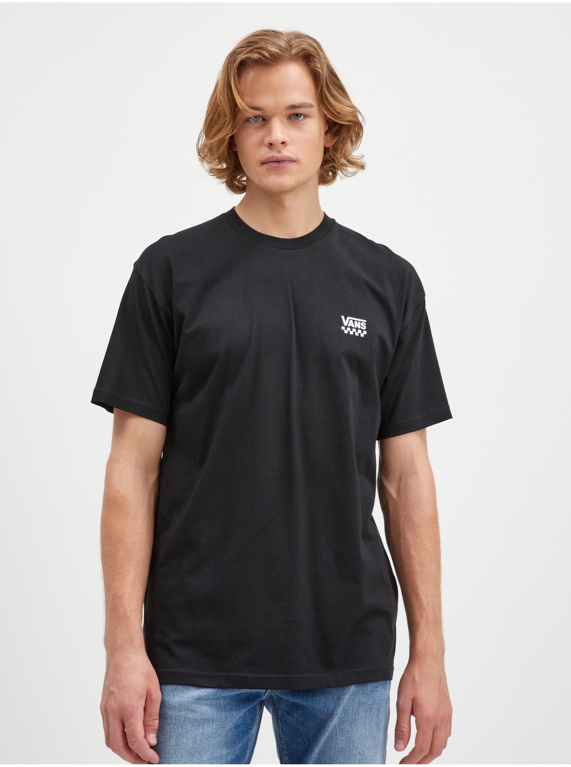 E-shop Černé pánské tričko VANS