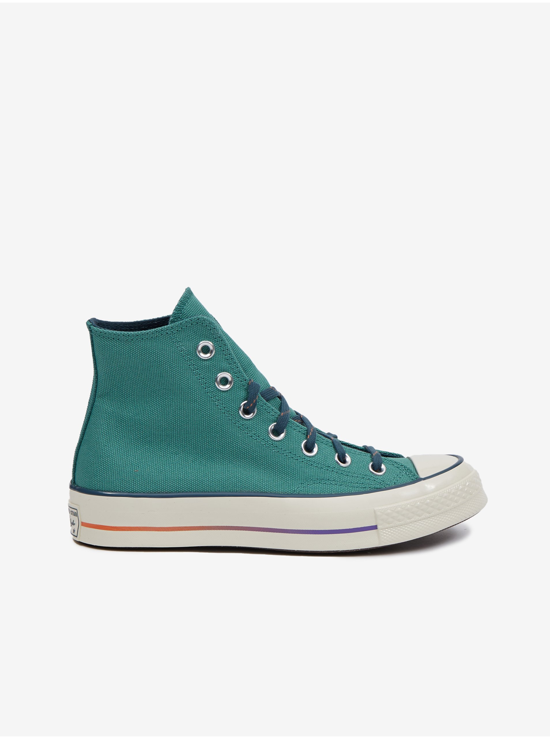 E-shop Zelené dámské kotníkové tenisky Converse Chuck 70 Color Fade