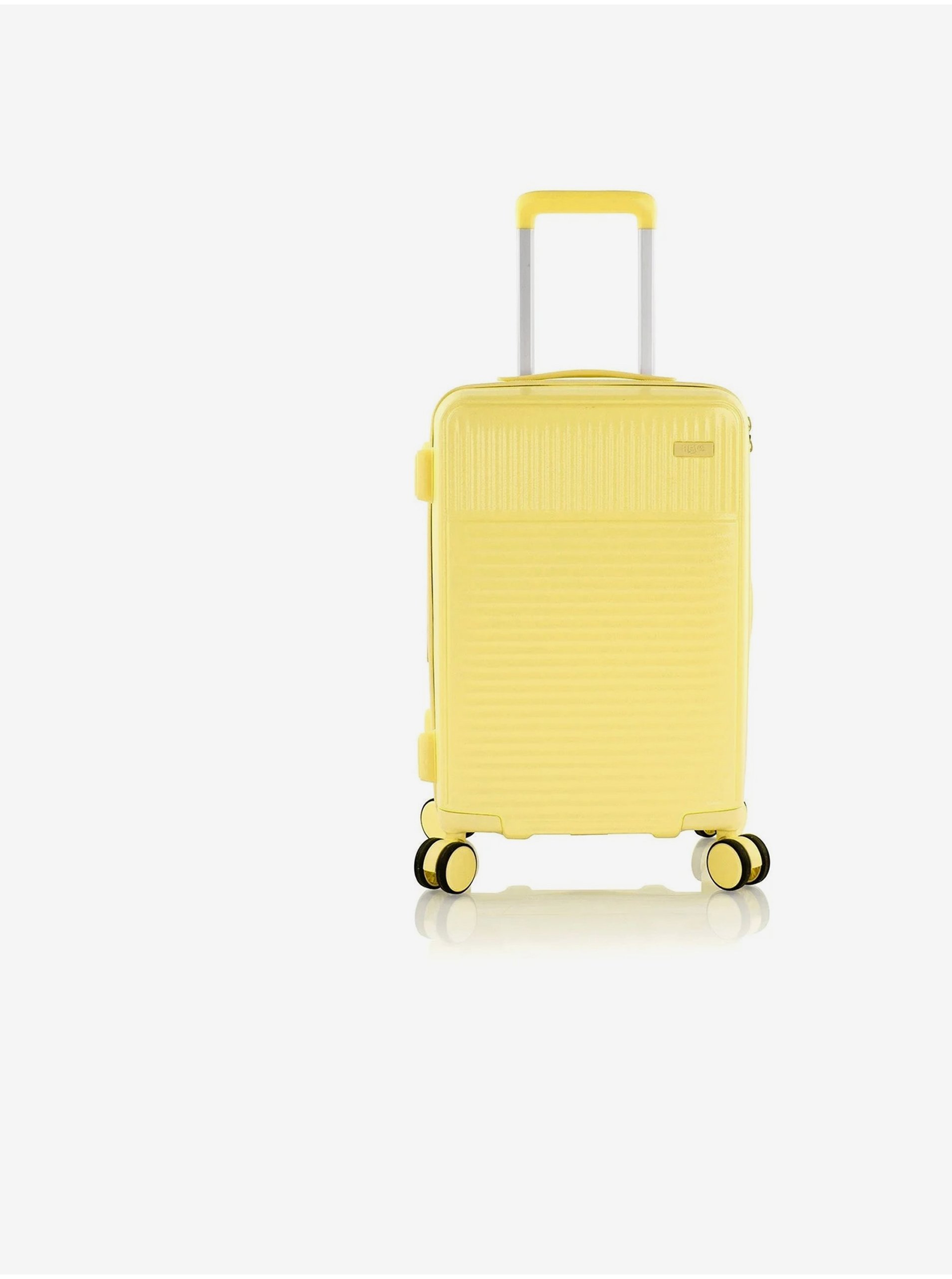 Levně Žlutý cestovní kufr Heys Pastel S
