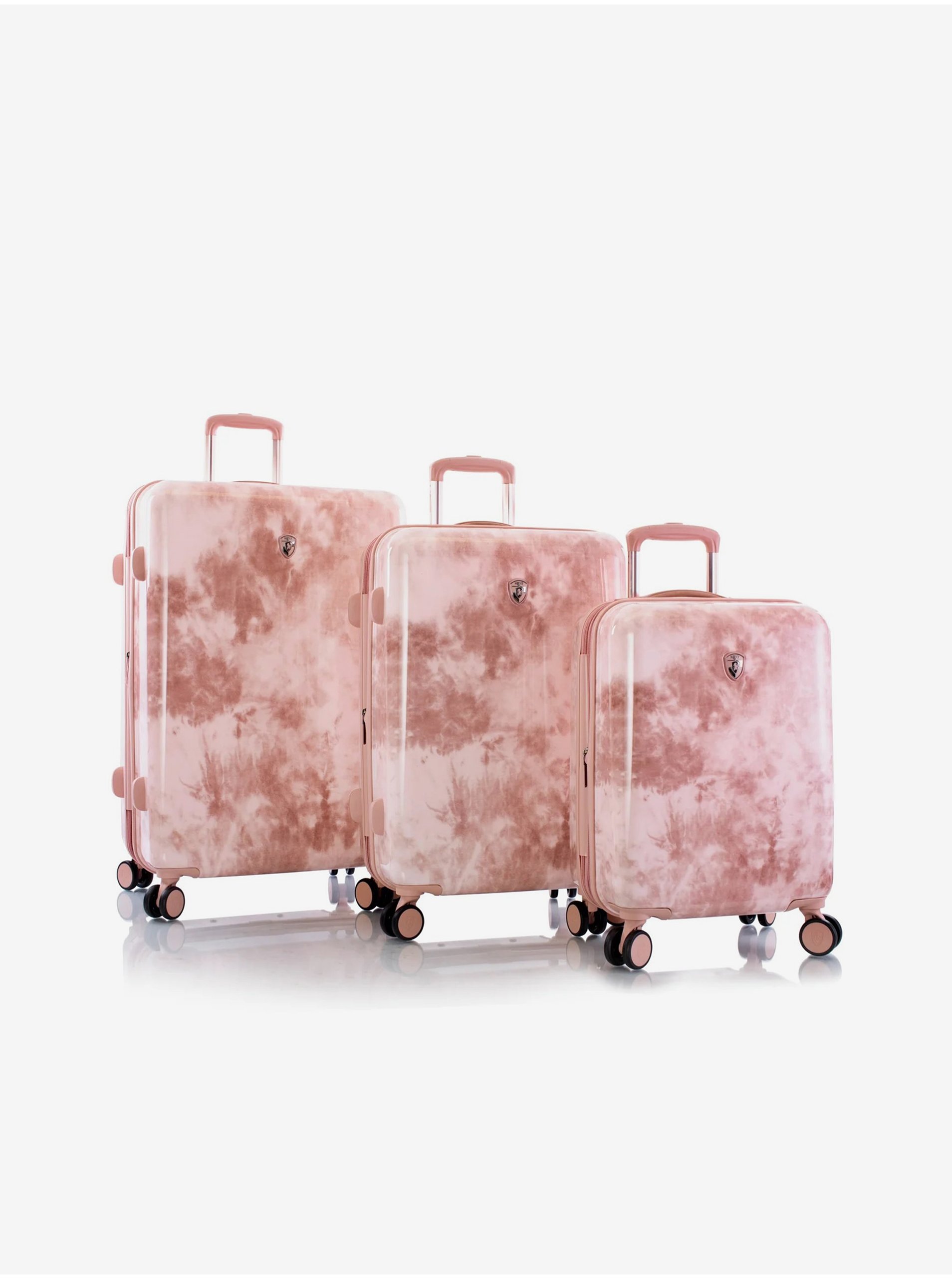 Levně Sada tří vzorovaných cestovních kufrů Heys Tie-Dye S,M,L