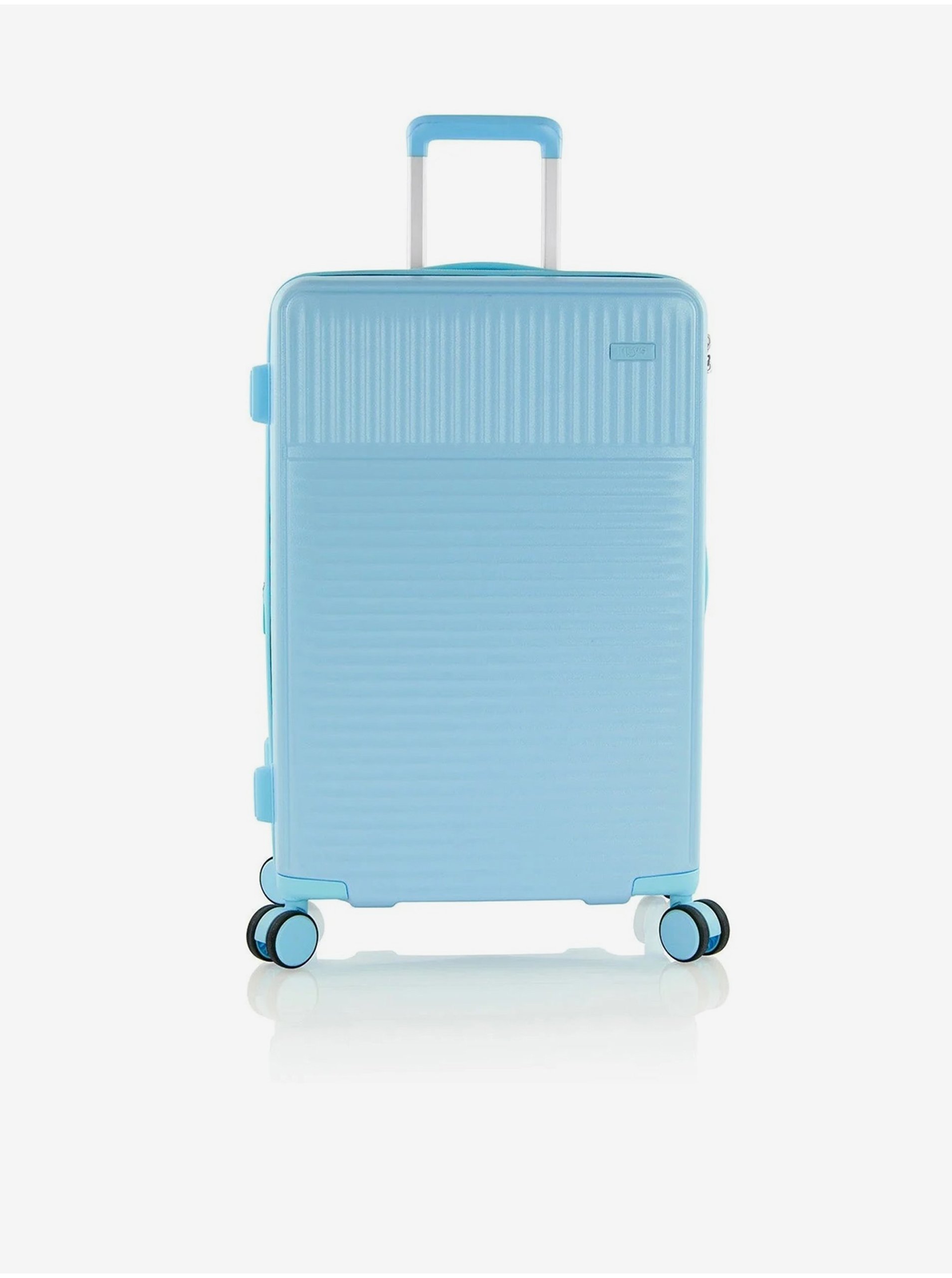 Levně Světle modrý cestovní kufr Heys Pastel M