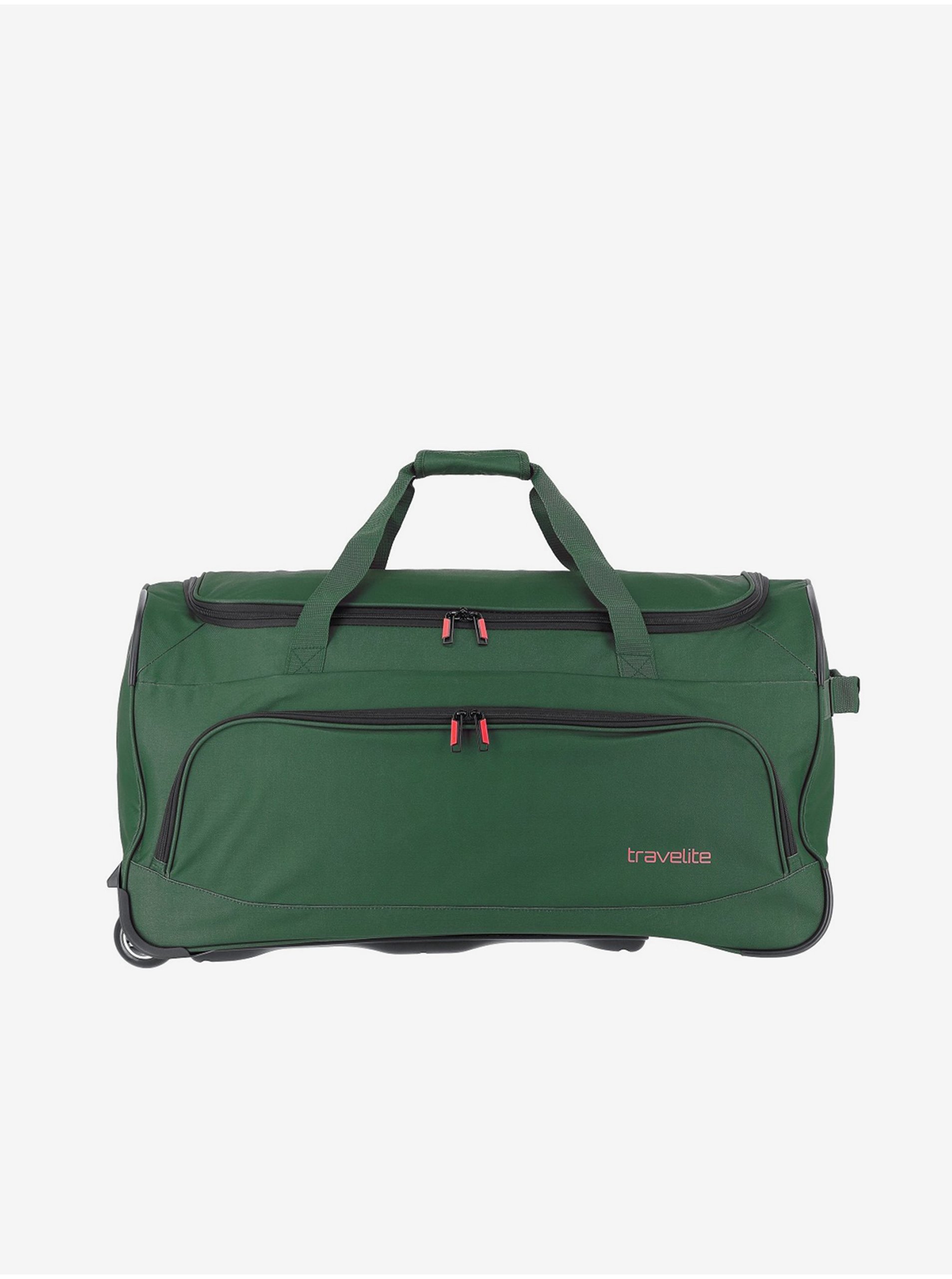 Levně Tmavě zelená cestovní taška Travelite Basics Fresh