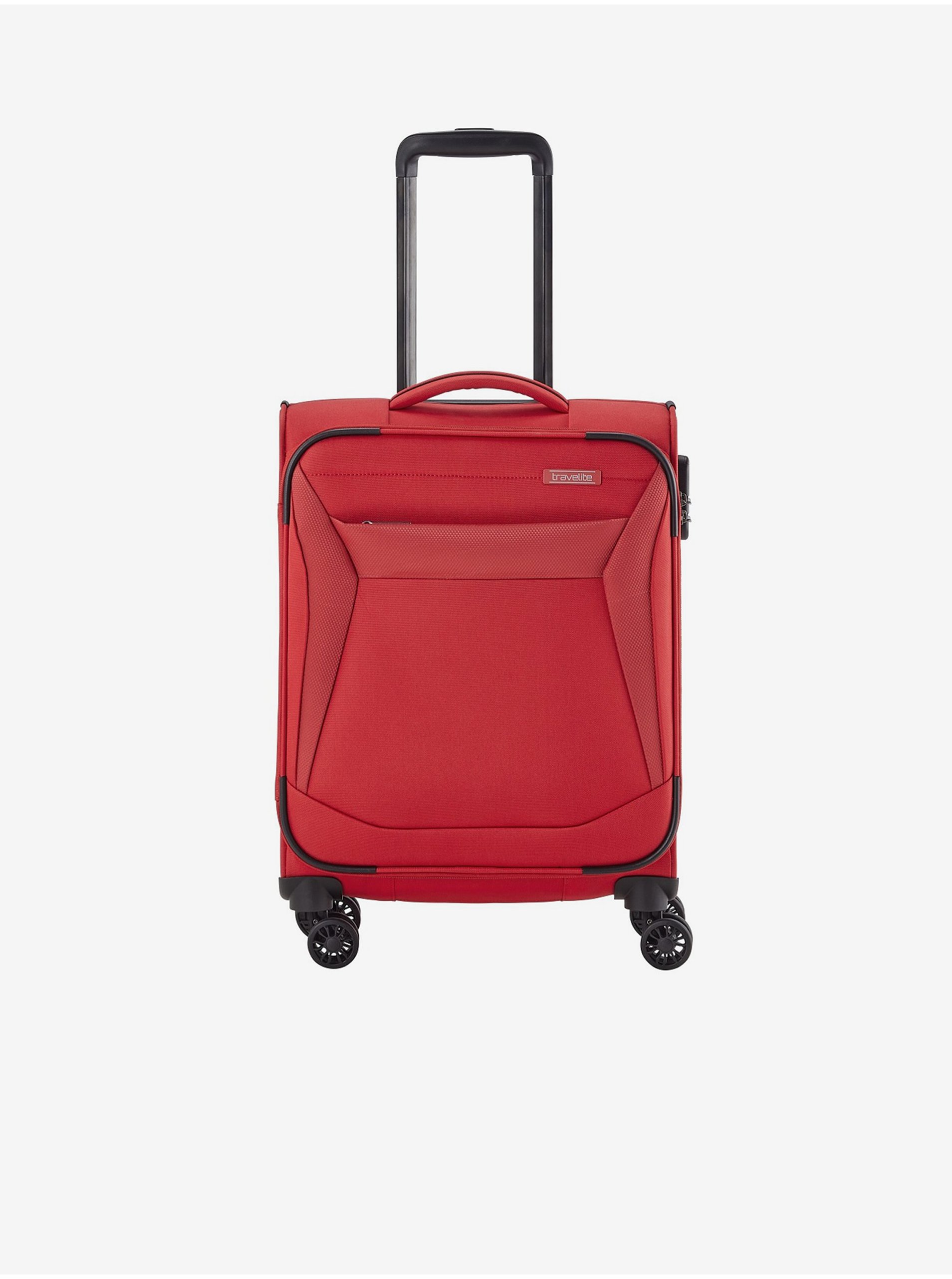 Levně Červený cestovní kufr Travelite Chios S